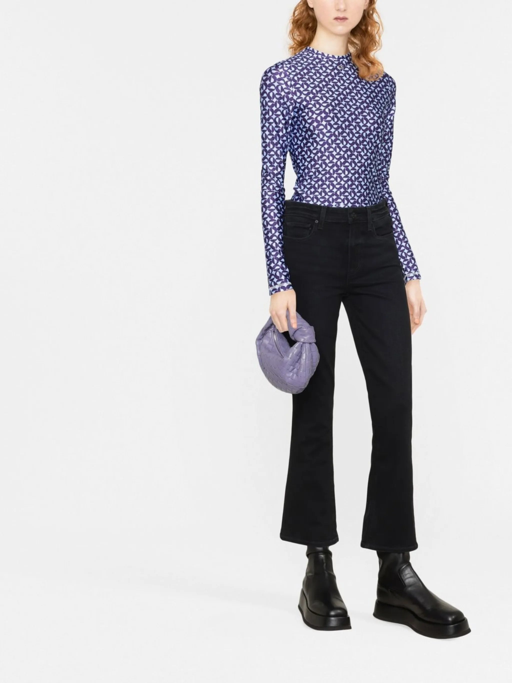 Colette cropped flared jeans