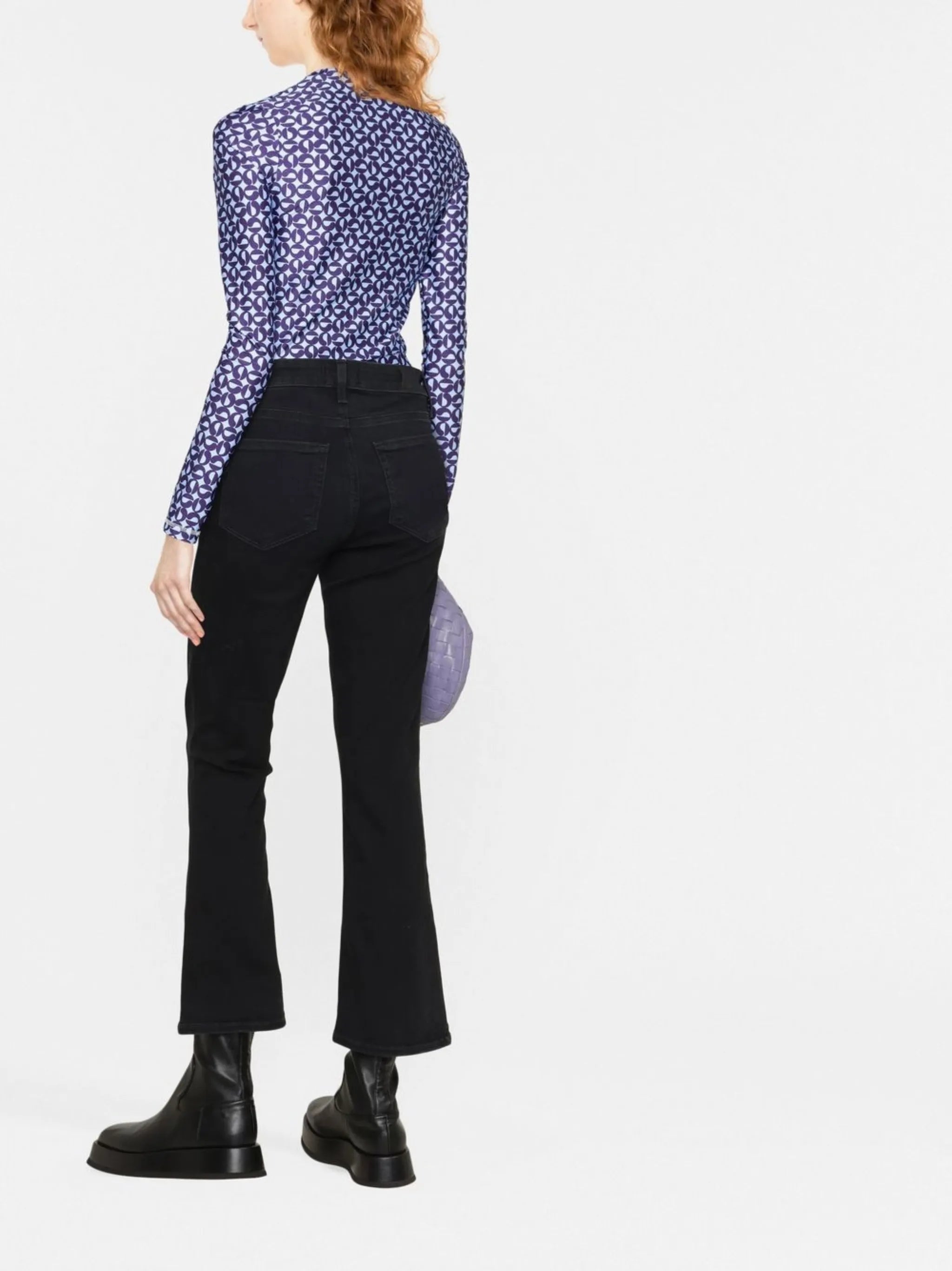 Colette cropped flared jeans