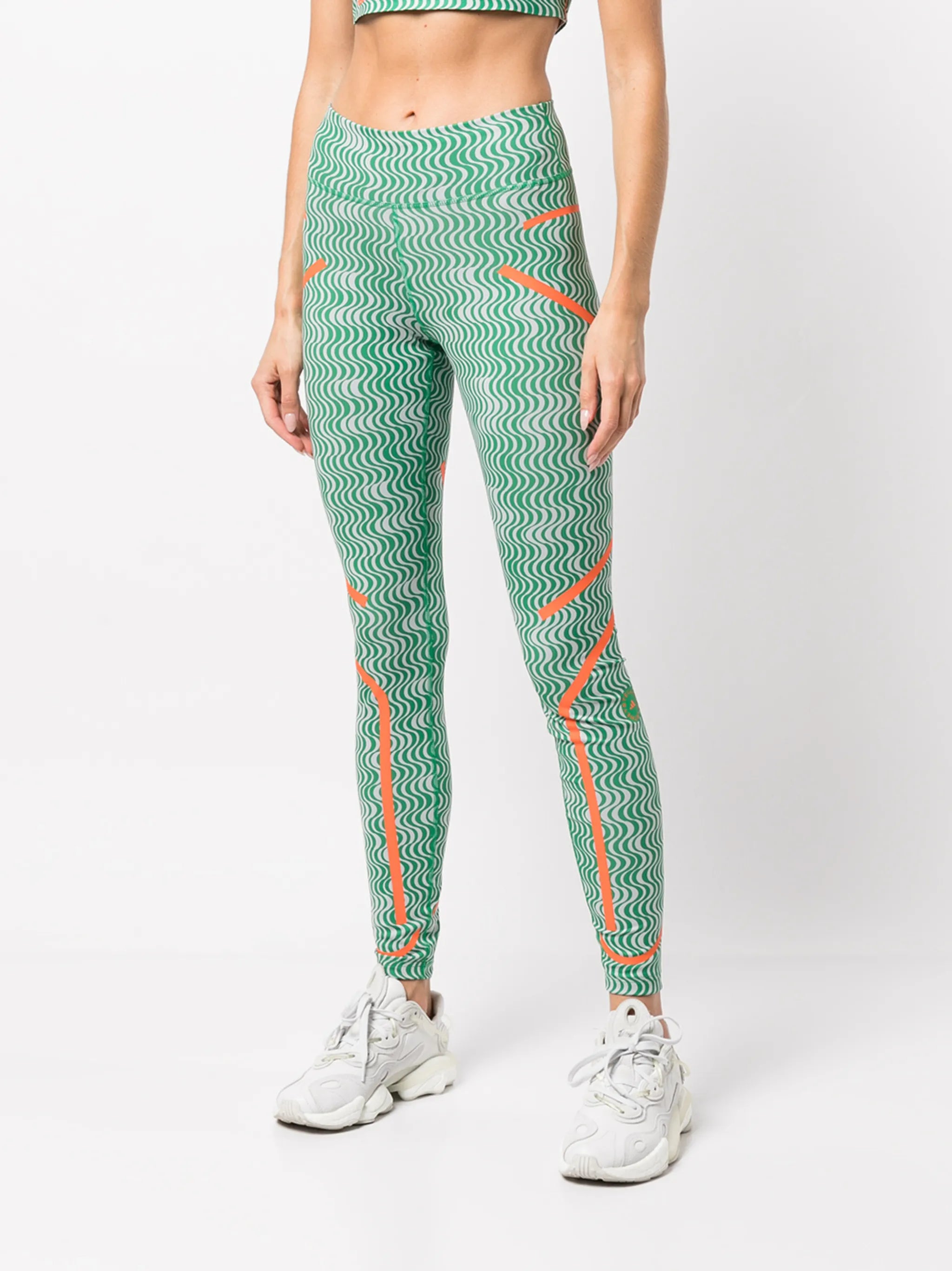 swirl-print leggings