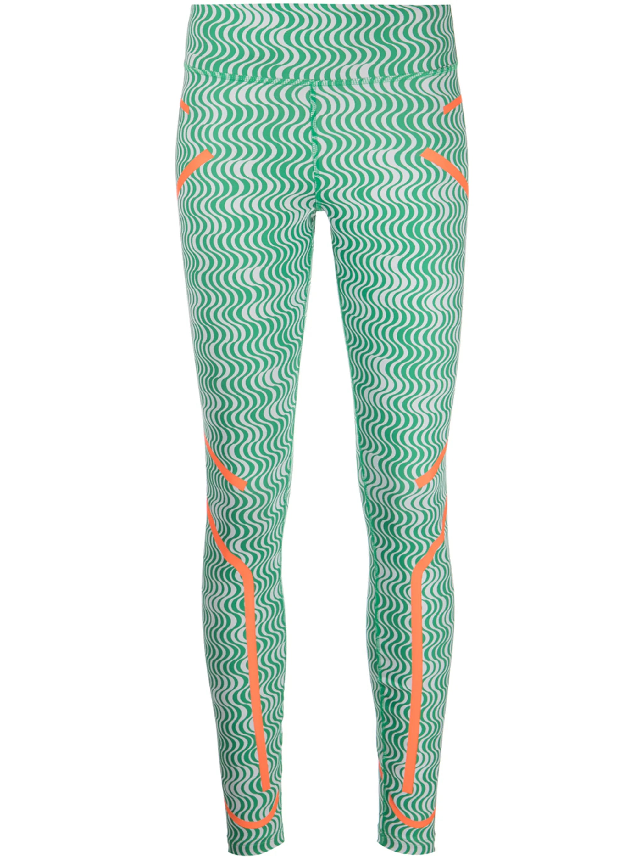 swirl-print leggings