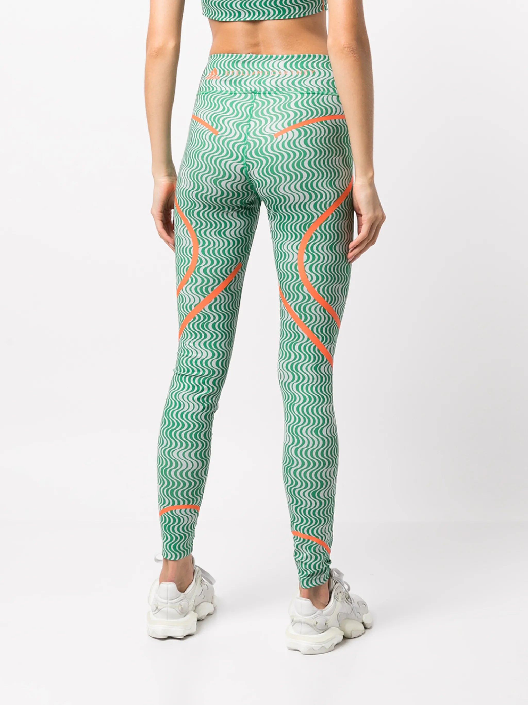 swirl-print leggings