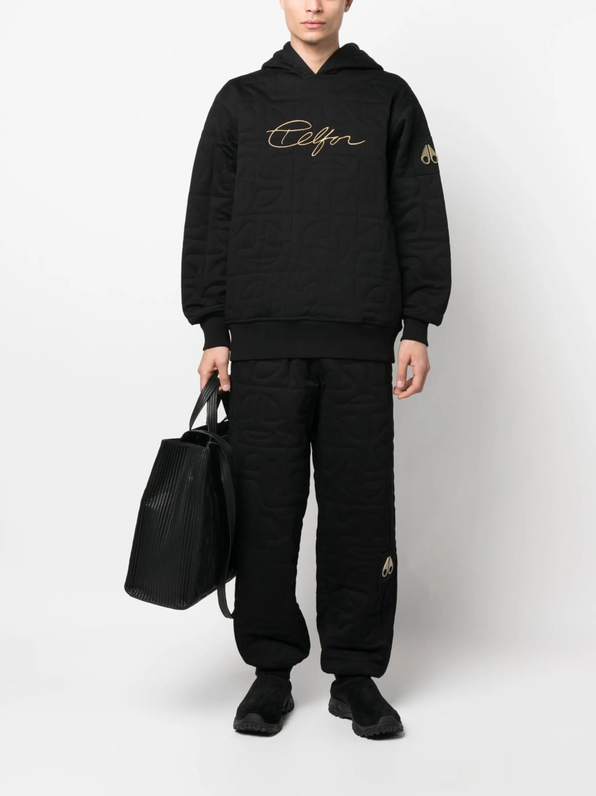 x Telfar quilted hoodie