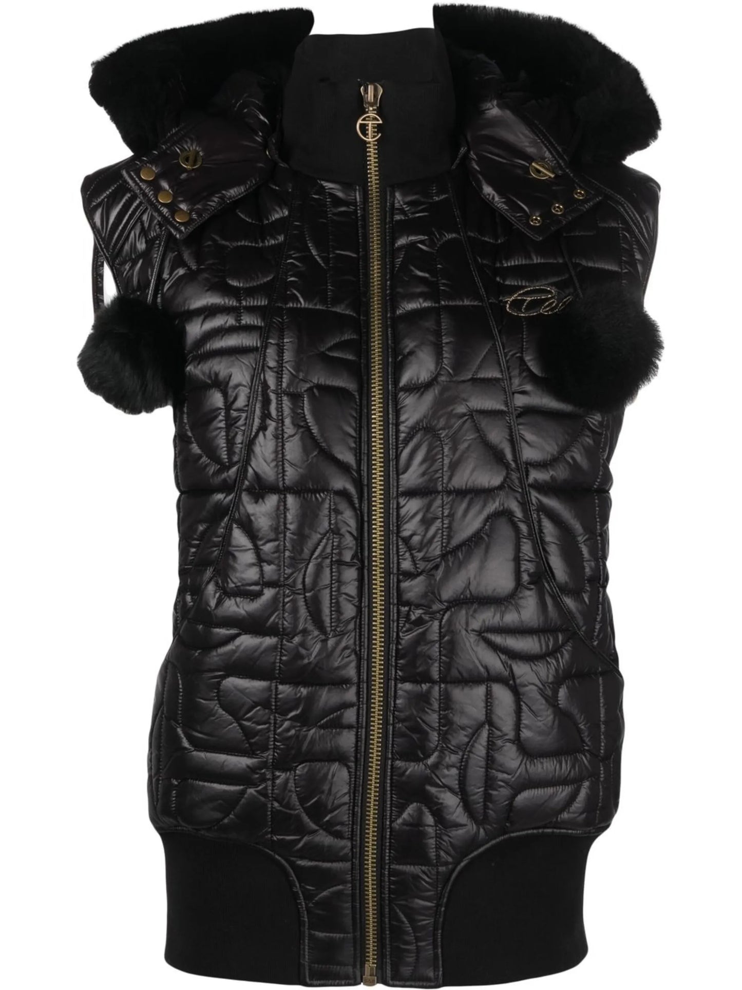 x Telfar quilted shearling gilet