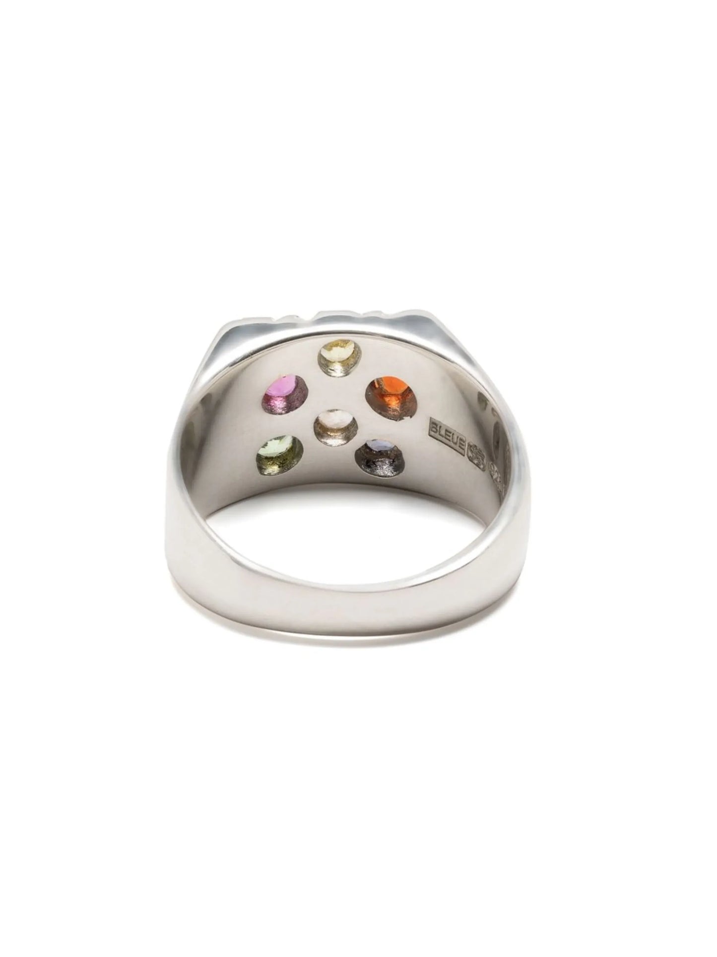 Rose Garden sapphire signet ring