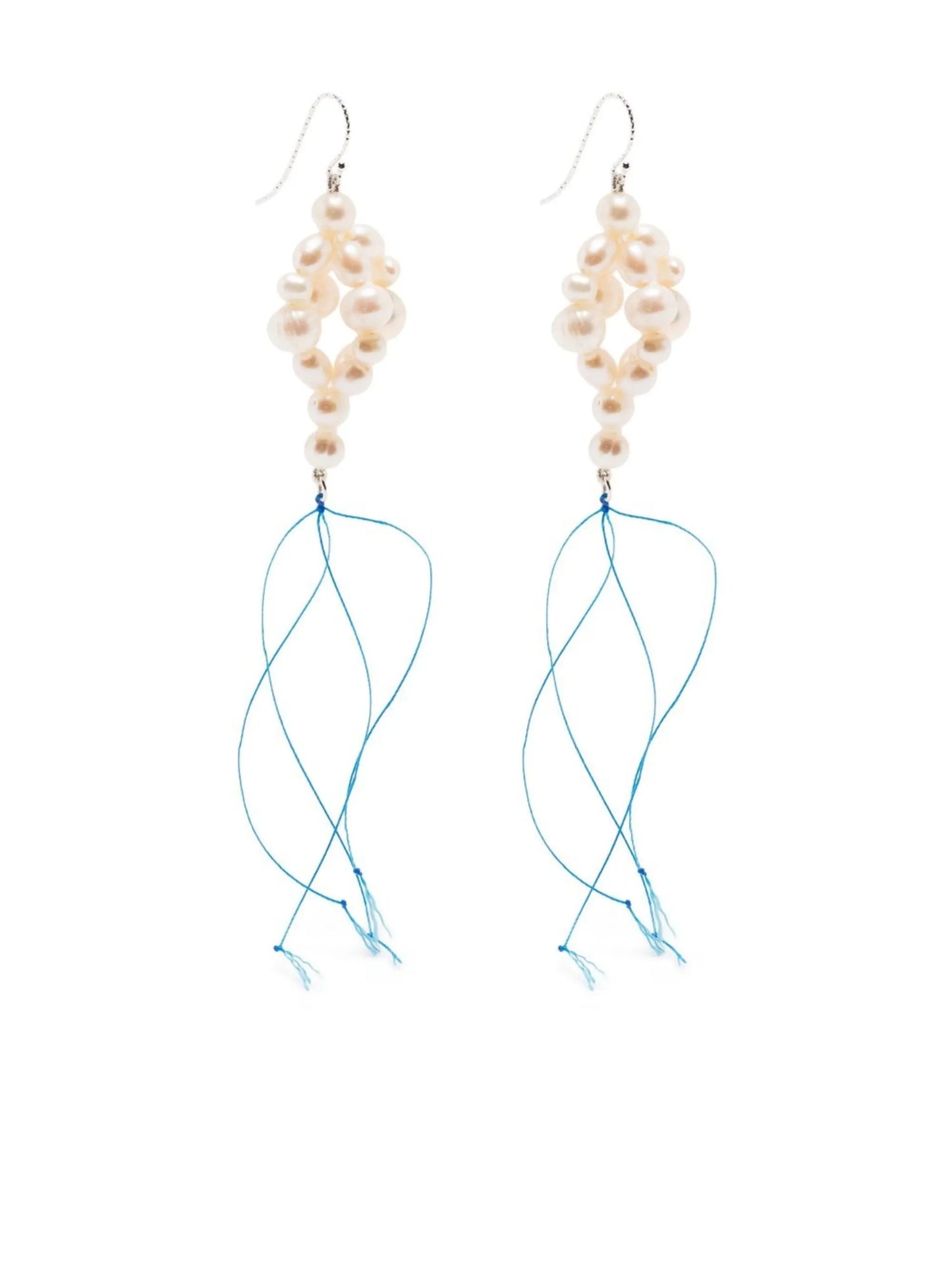 sterling silver pearl drop earrings