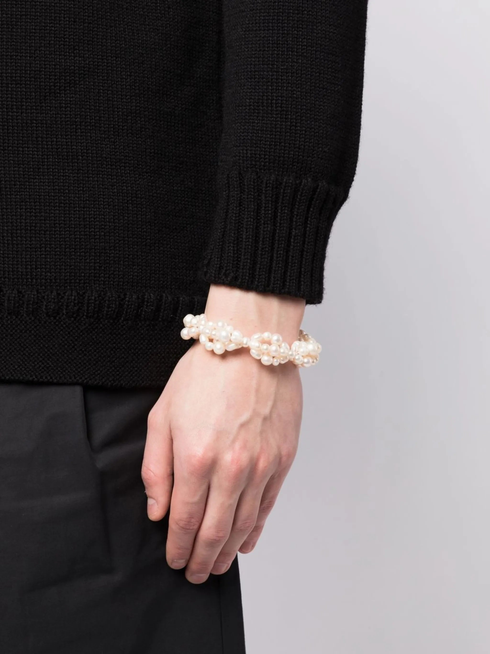 multi-strand pearl bracelet