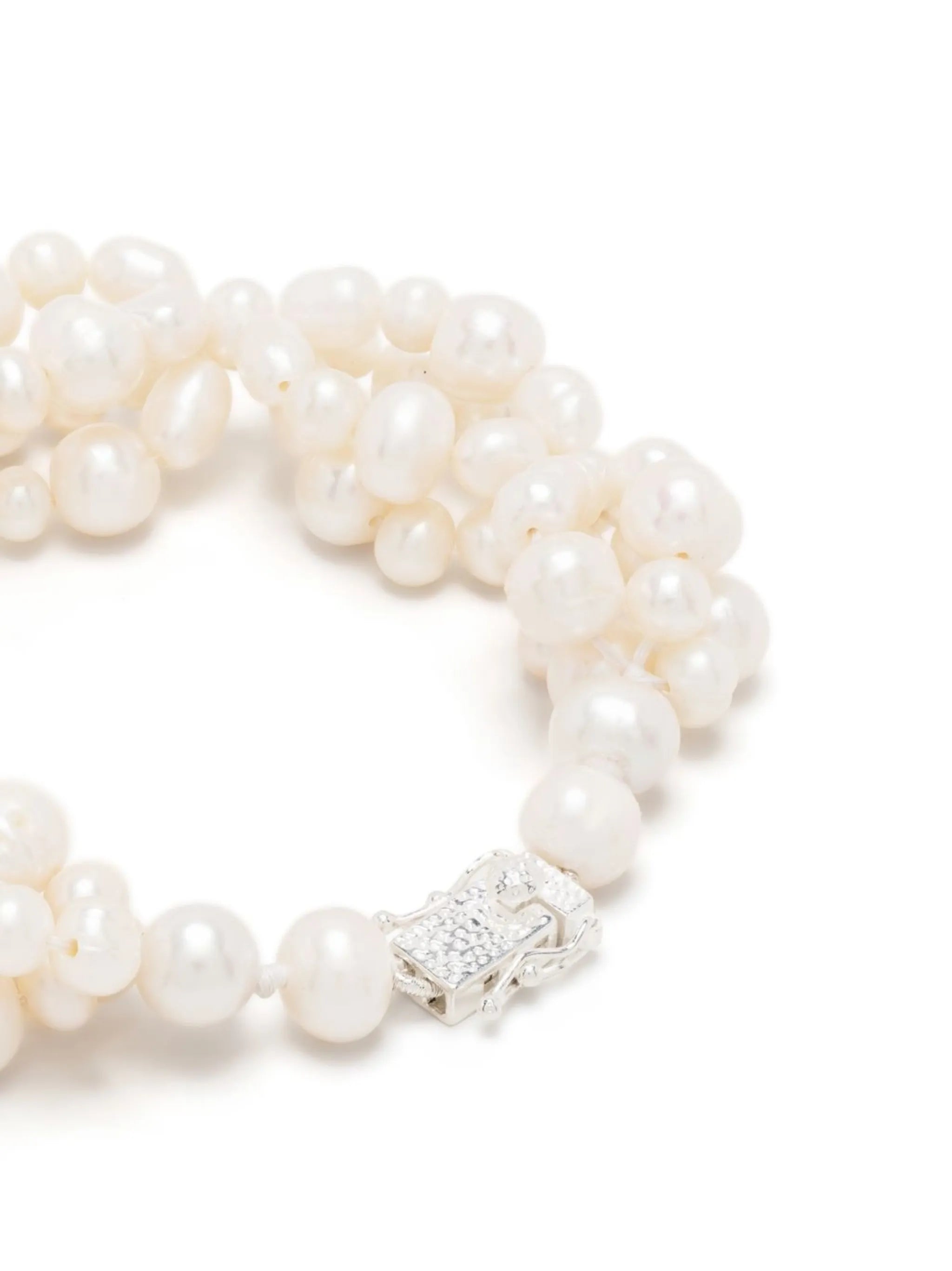 multi-strand pearl bracelet