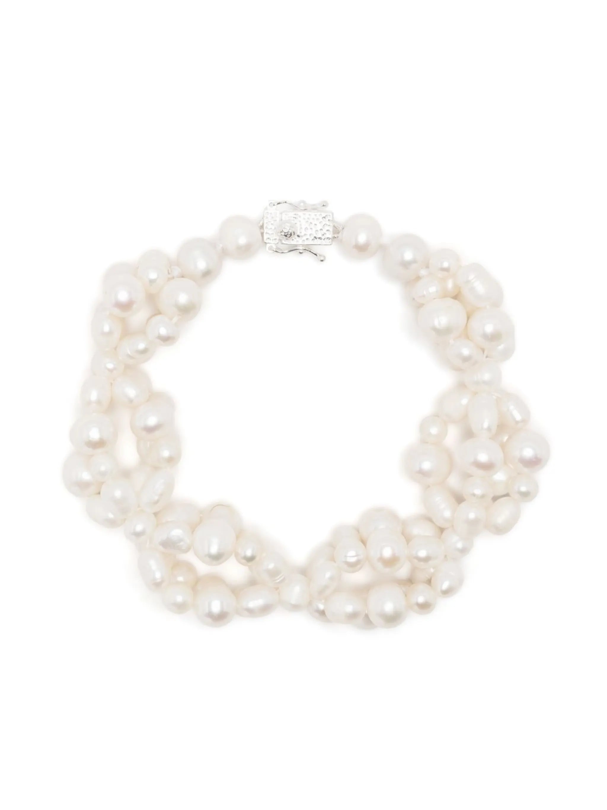 multi-strand pearl bracelet