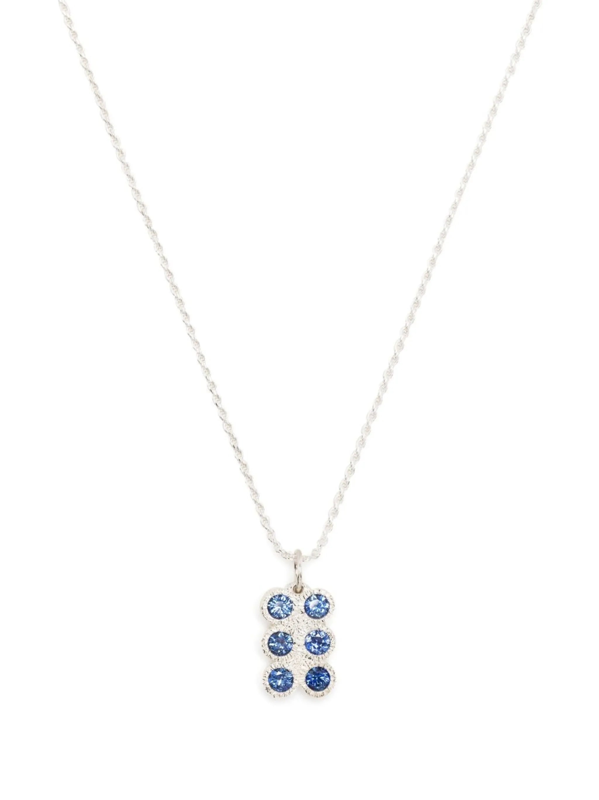 Flowers Grow Together sapphire necklace