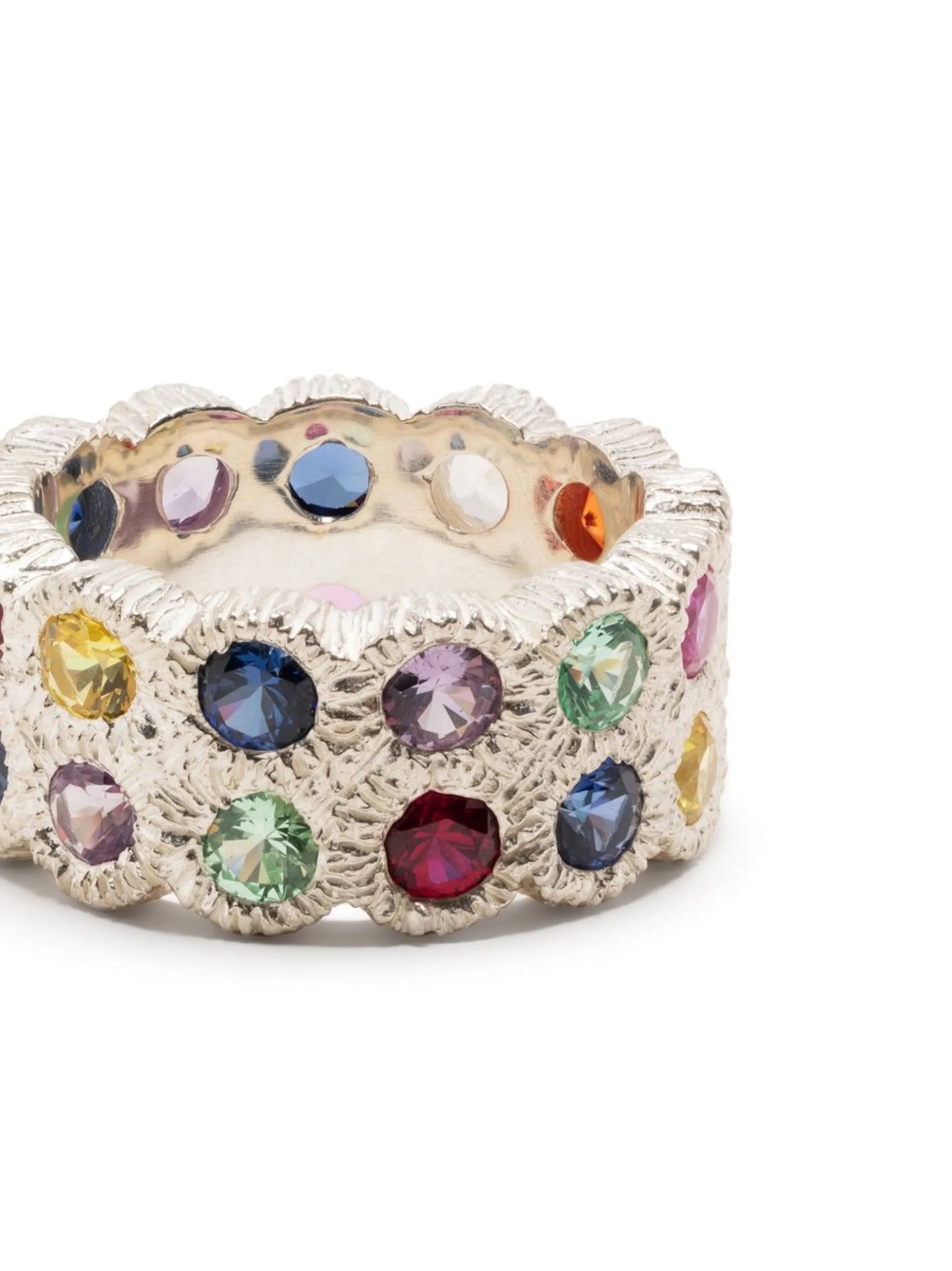 Flowers Grow Together sapphire eternity ring