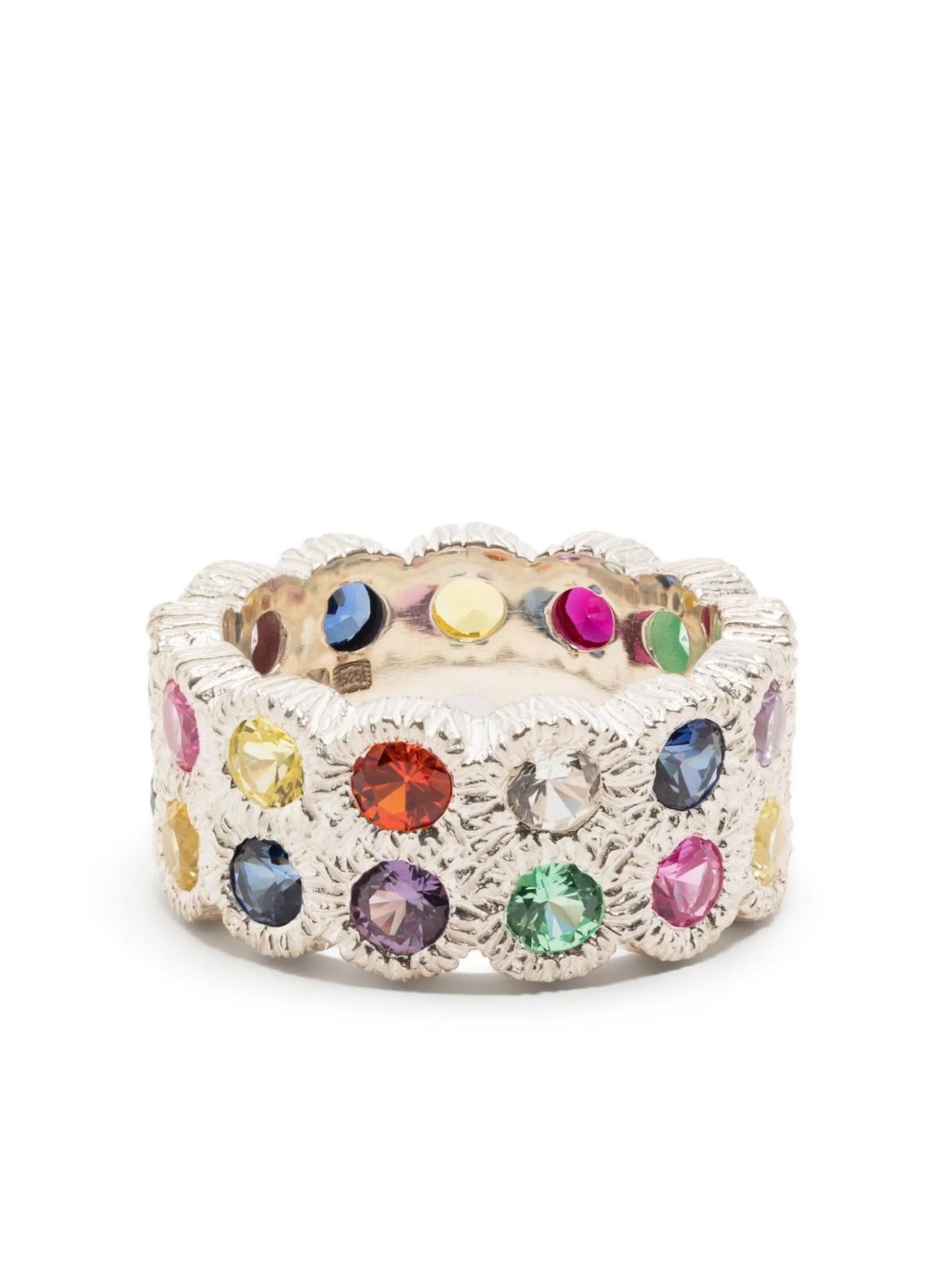 Flowers Grow Together sapphire eternity ring
