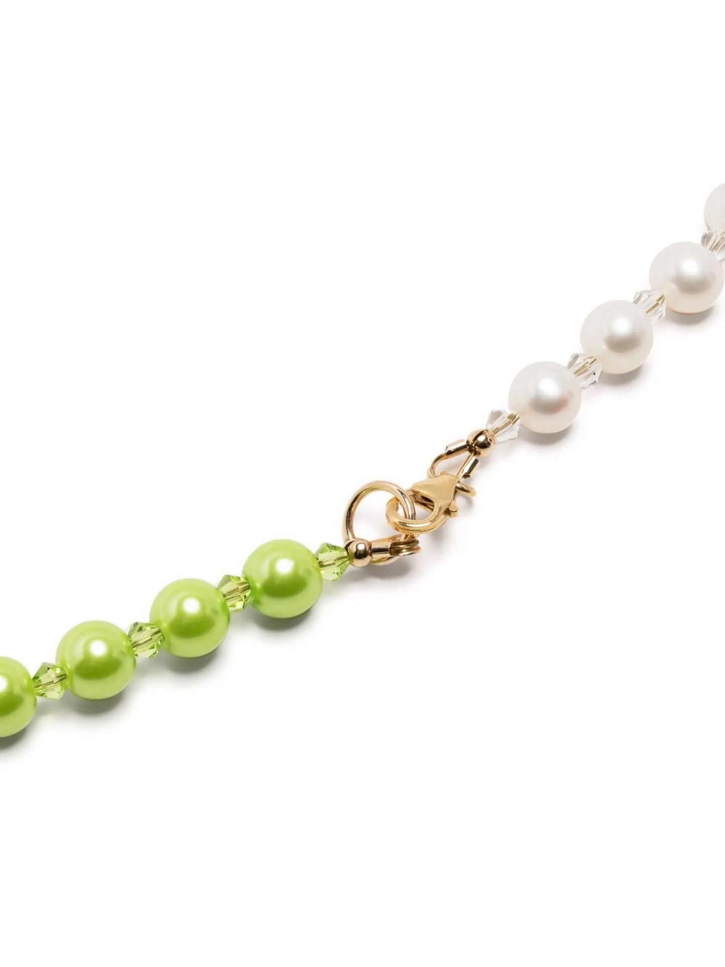 two-tone pearl necklace
