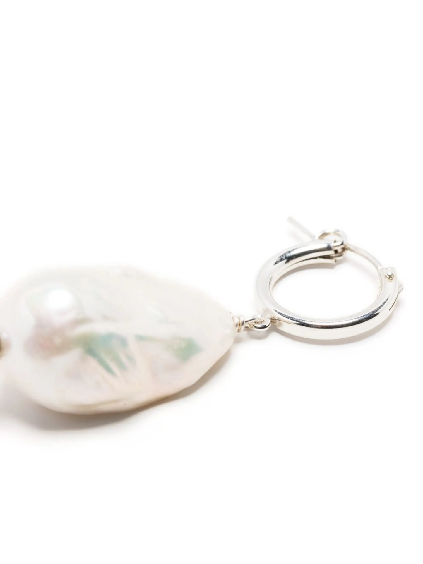 fireball crystal hoop earring