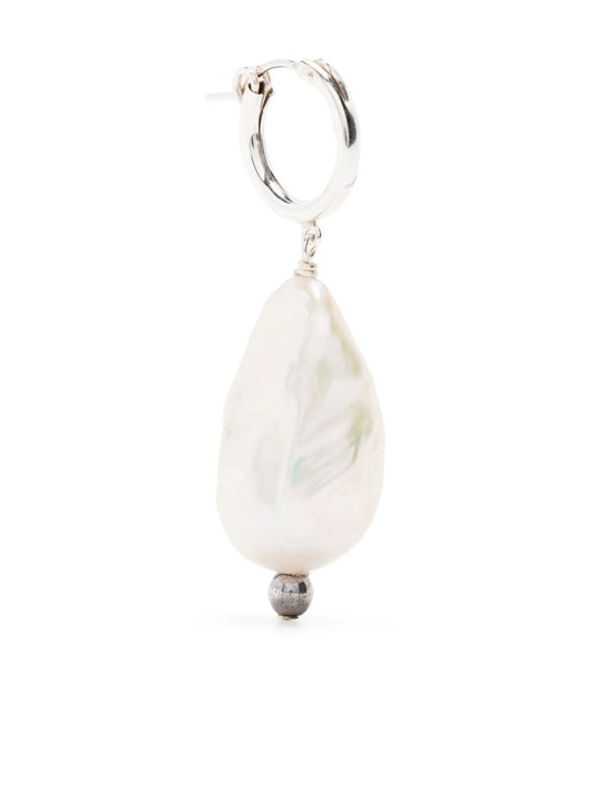 fireball crystal hoop earring
