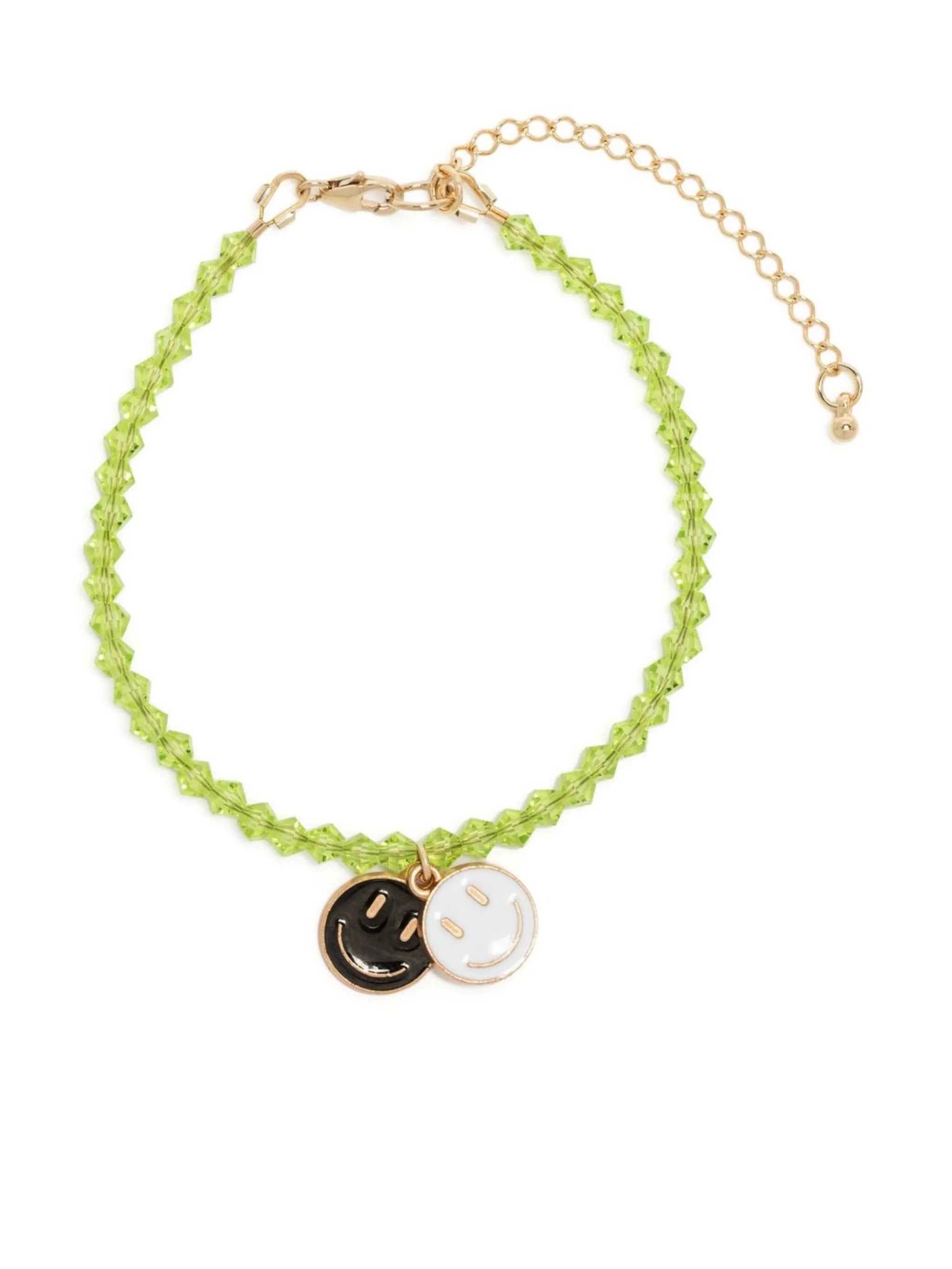 bead smiley charm bracelet