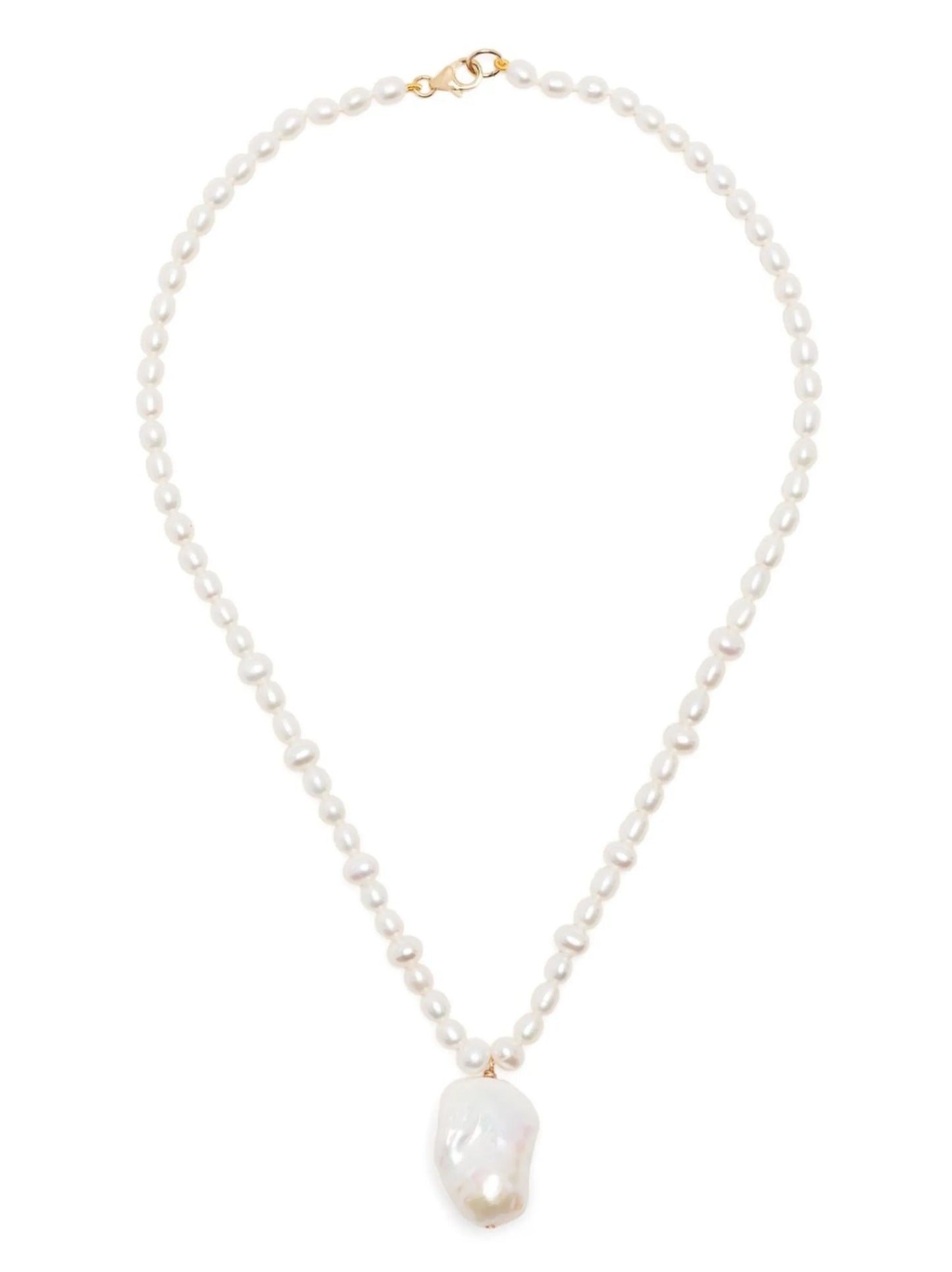 Fireball pearl pendant necklace