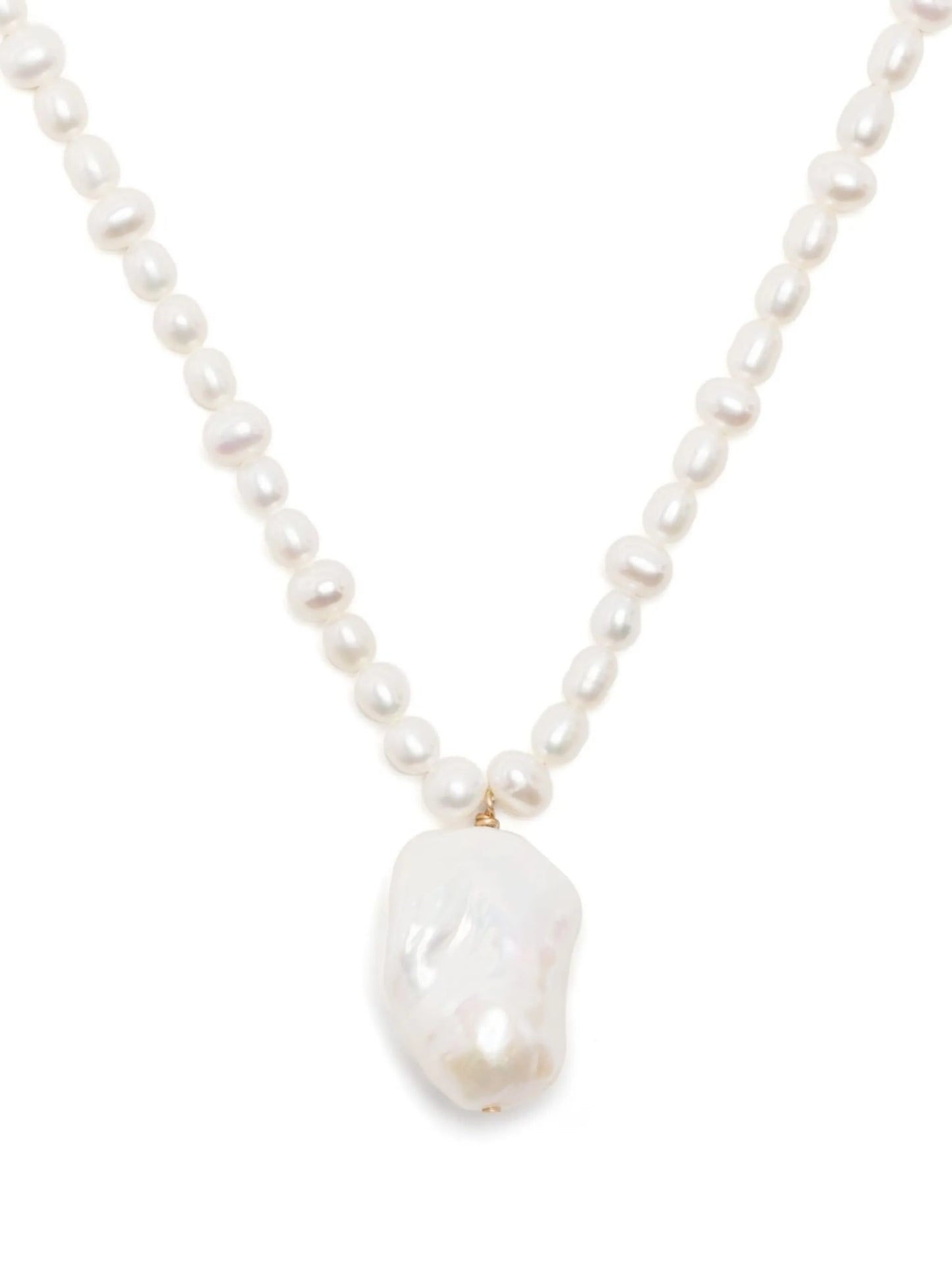 Fireball pearl pendant necklace