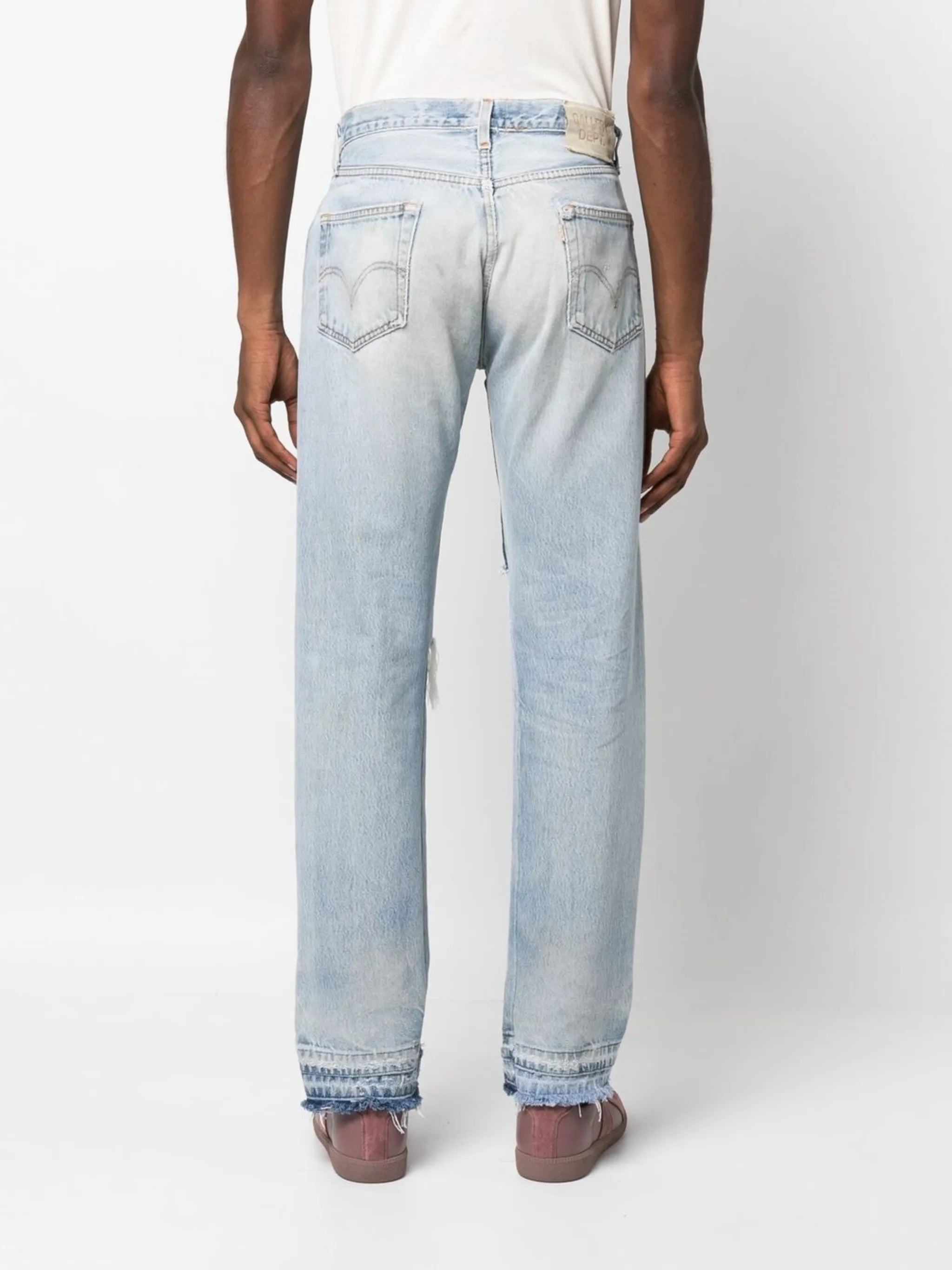 Ken ripped slim-cut jeans