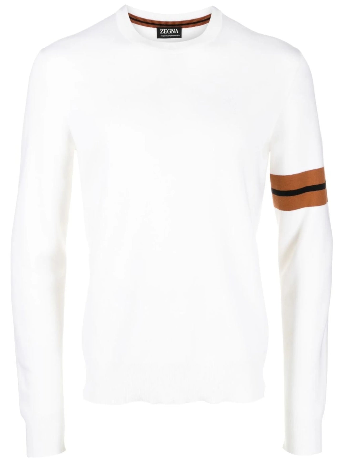 side stripe detail sweater