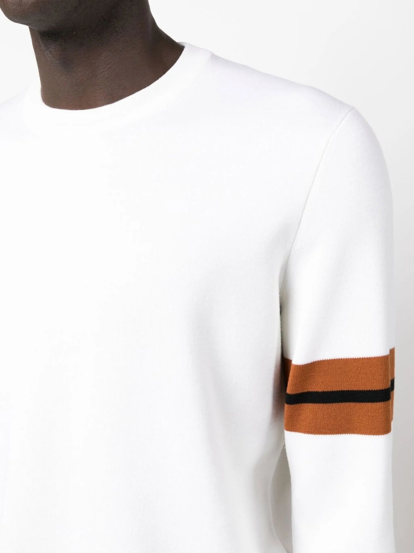 side stripe detail sweater