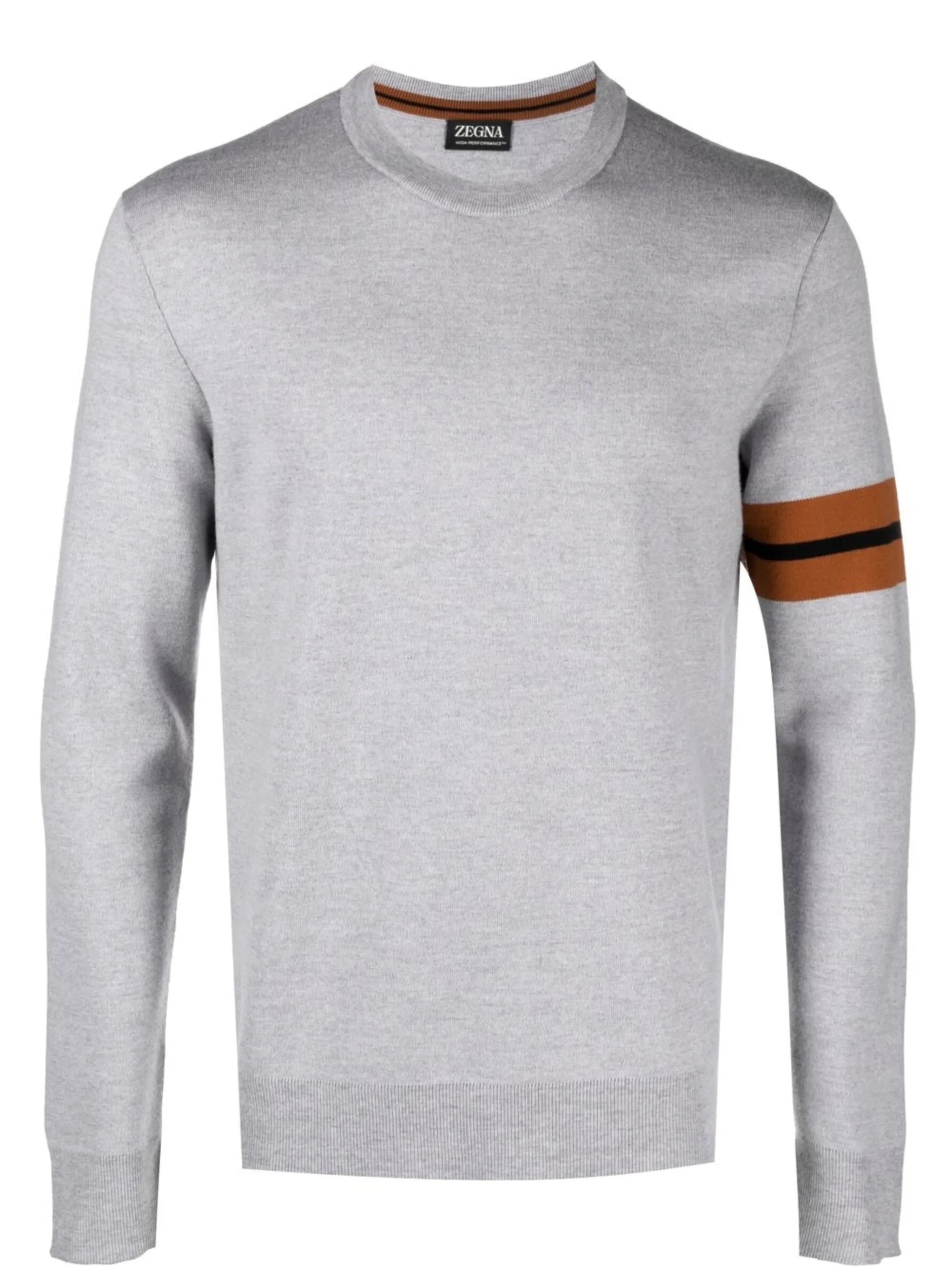 side stripe detail sweater