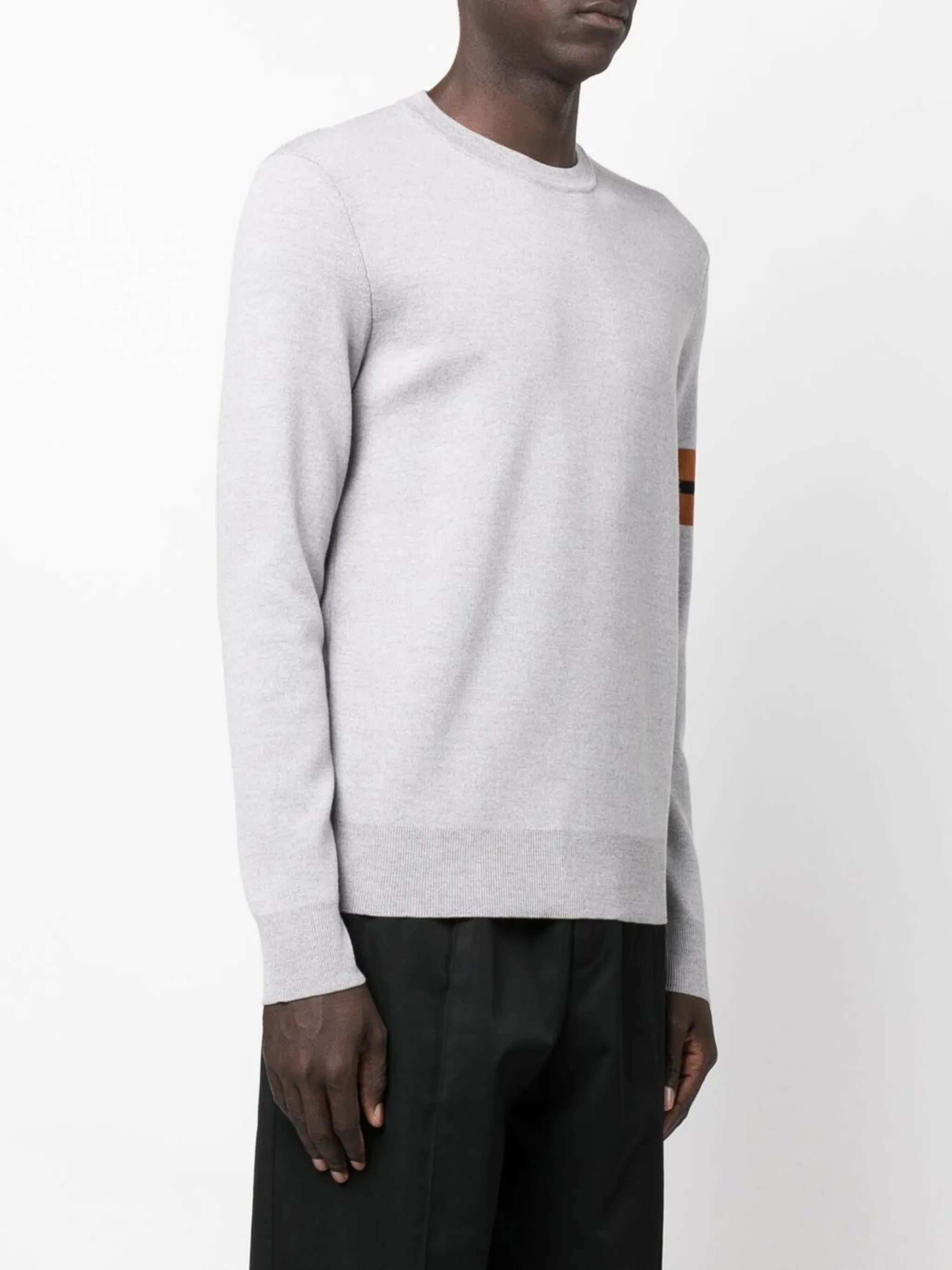 side stripe detail sweater