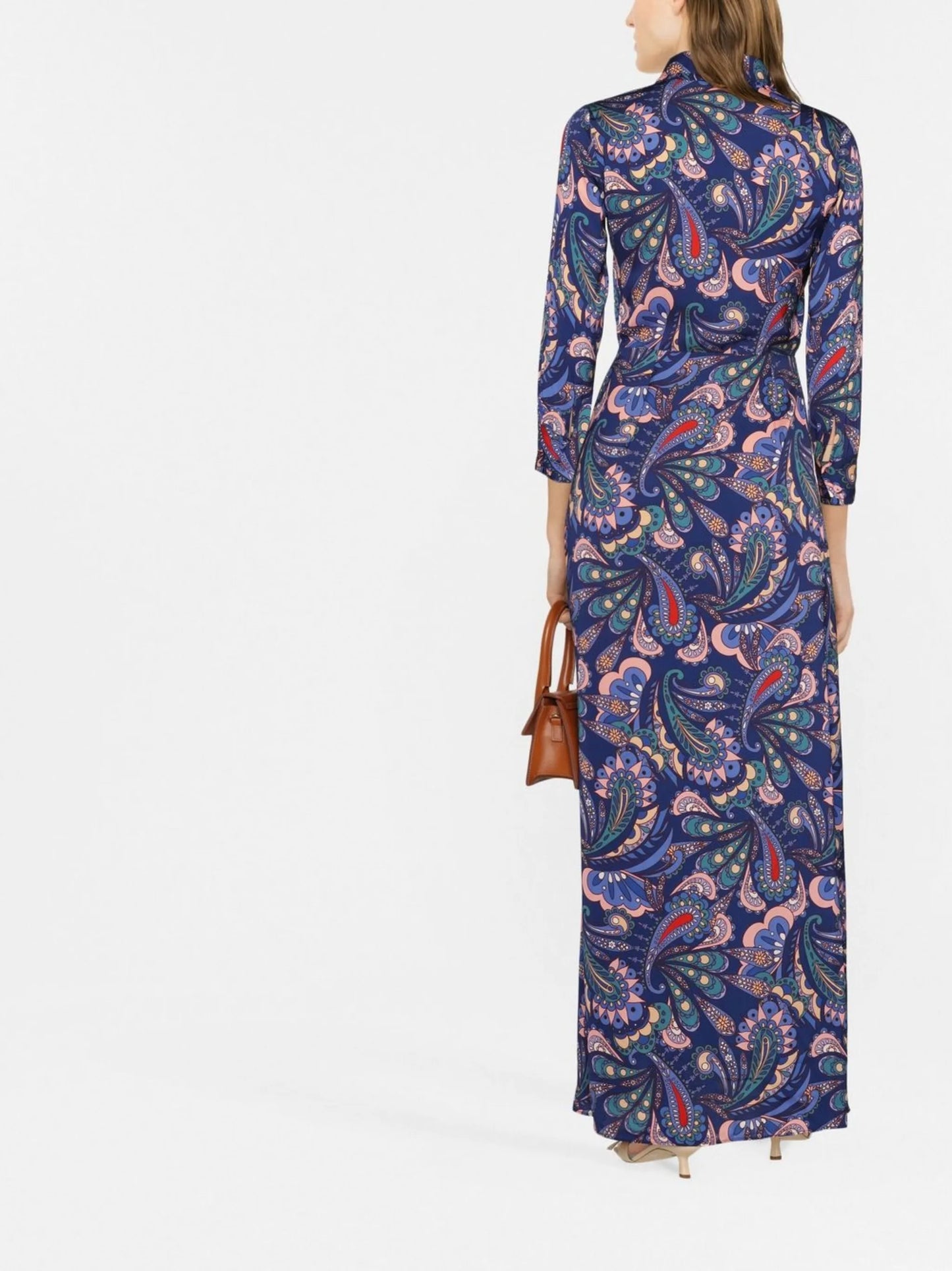 Jacqueline paisley-print shirtdress