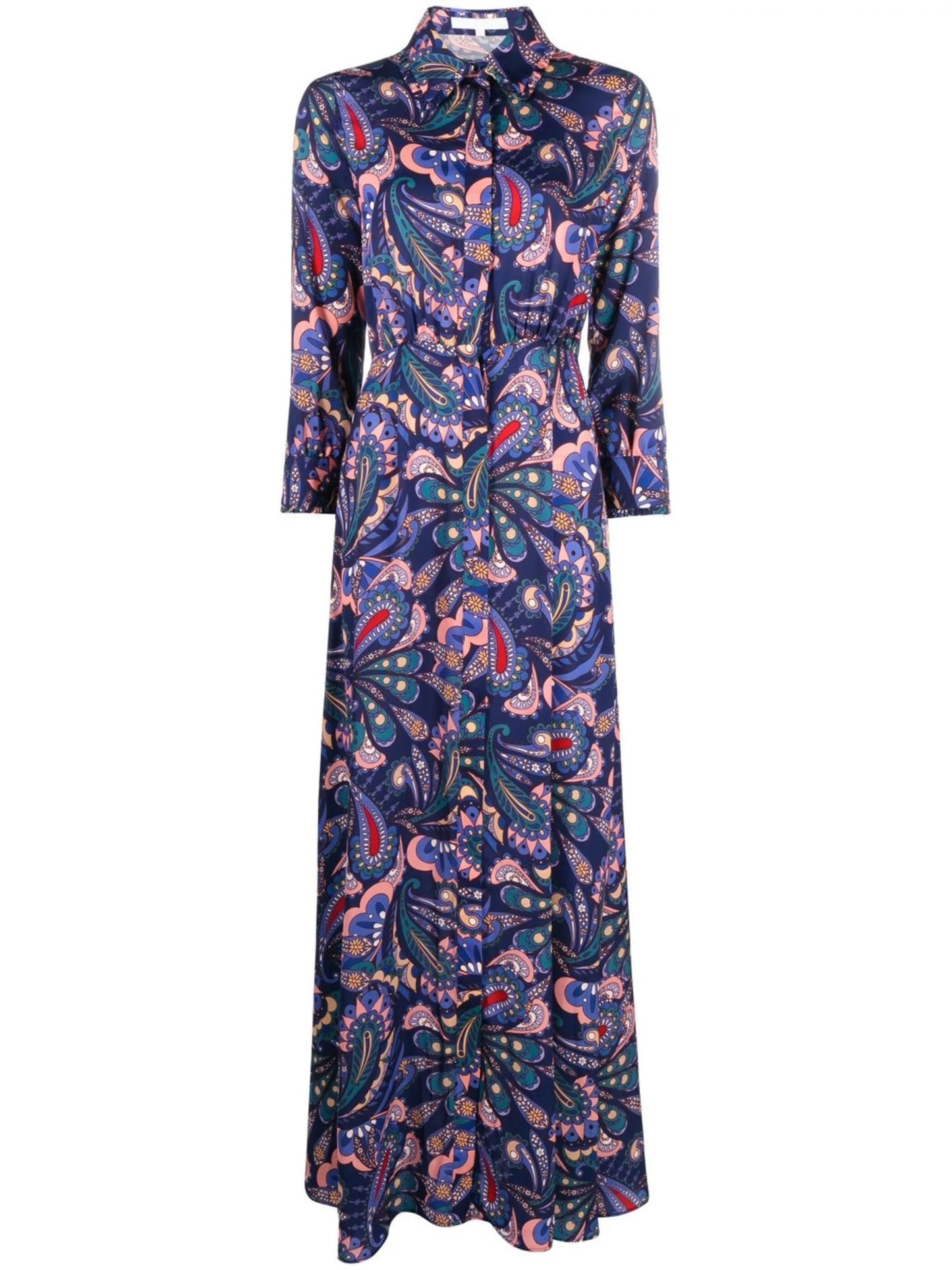 Jacqueline paisley-print shirtdress