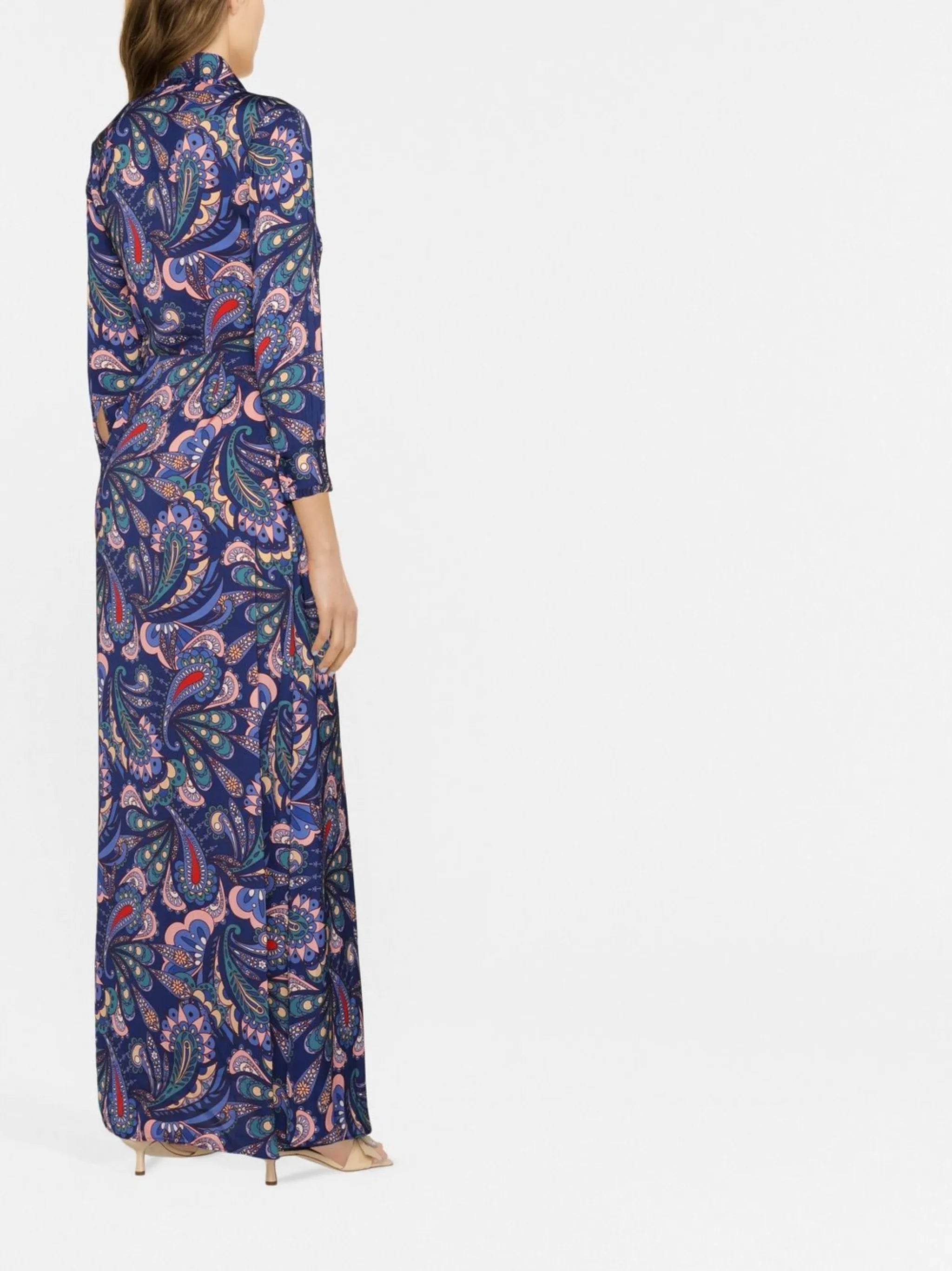 Jacqueline paisley-print shirtdress