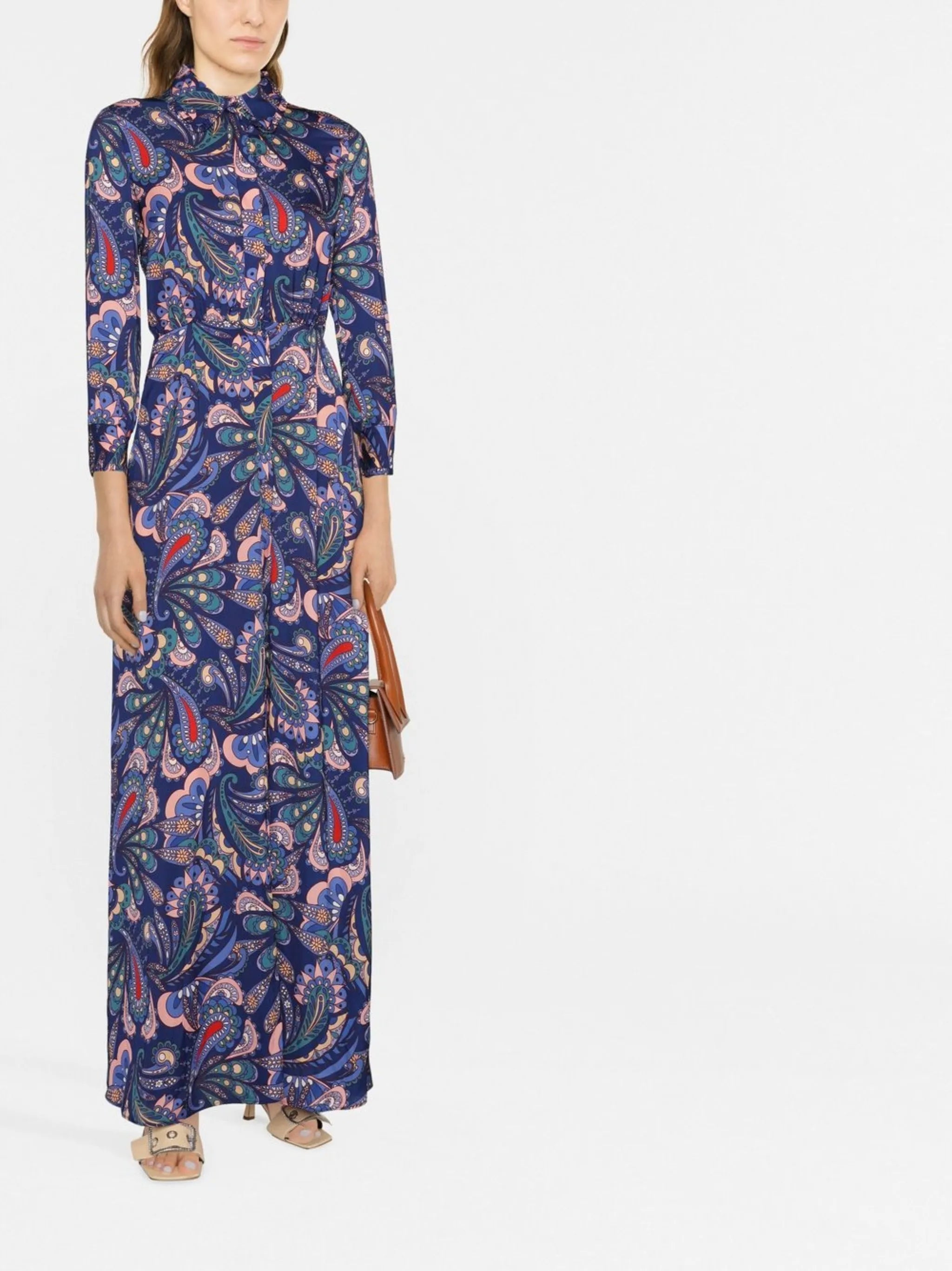 Jacqueline paisley-print shirtdress