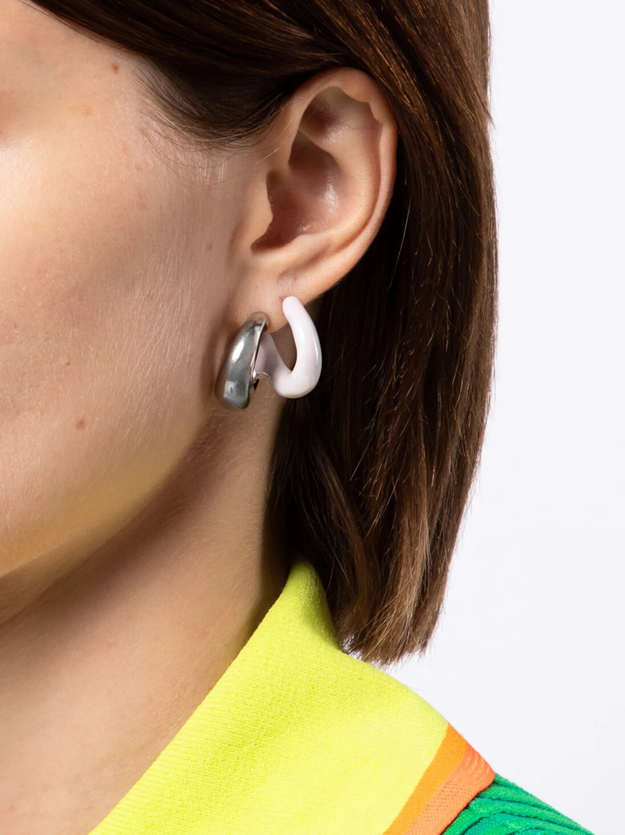 chunky half hoop earrings