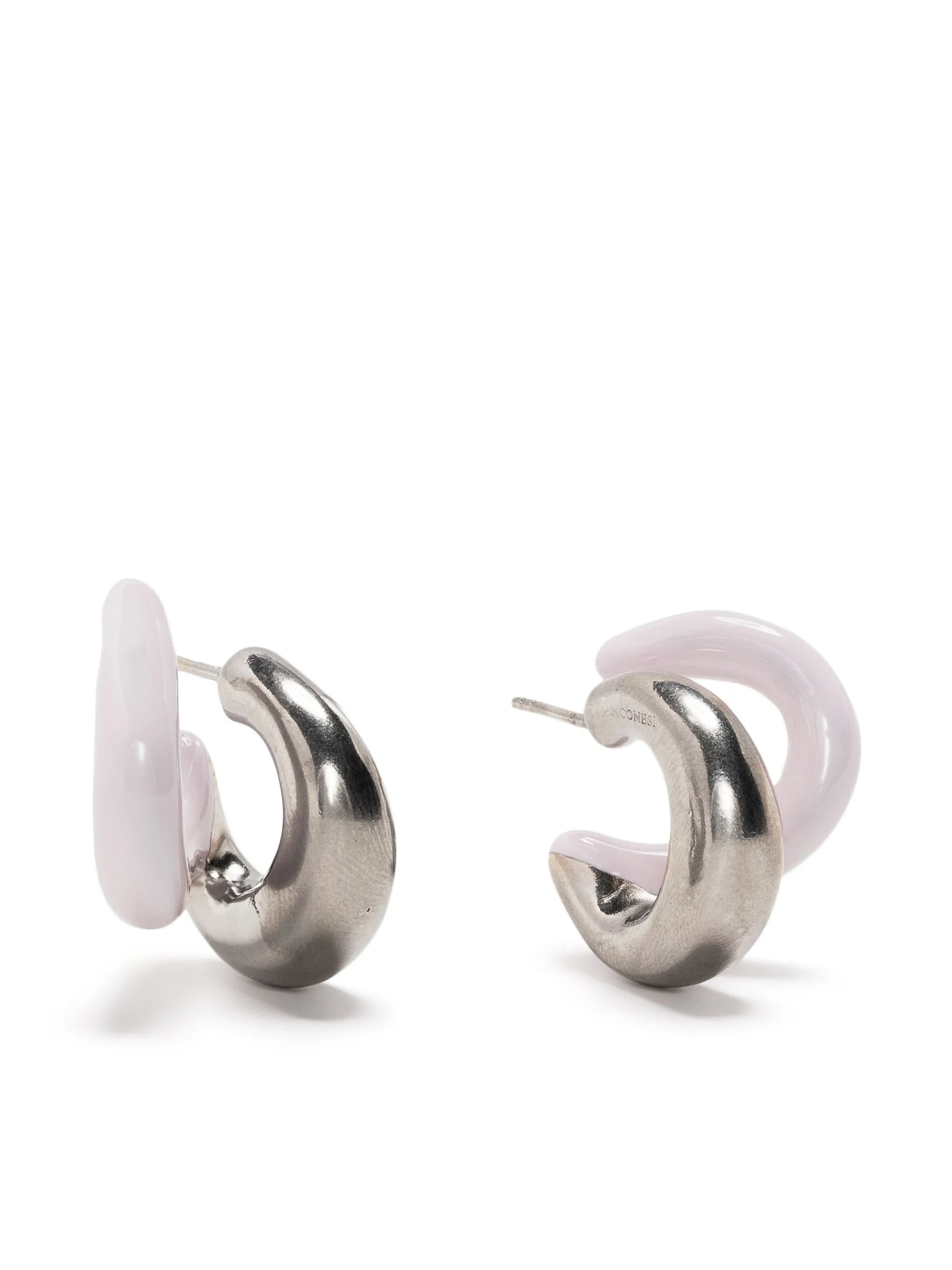 chunky half hoop earrings