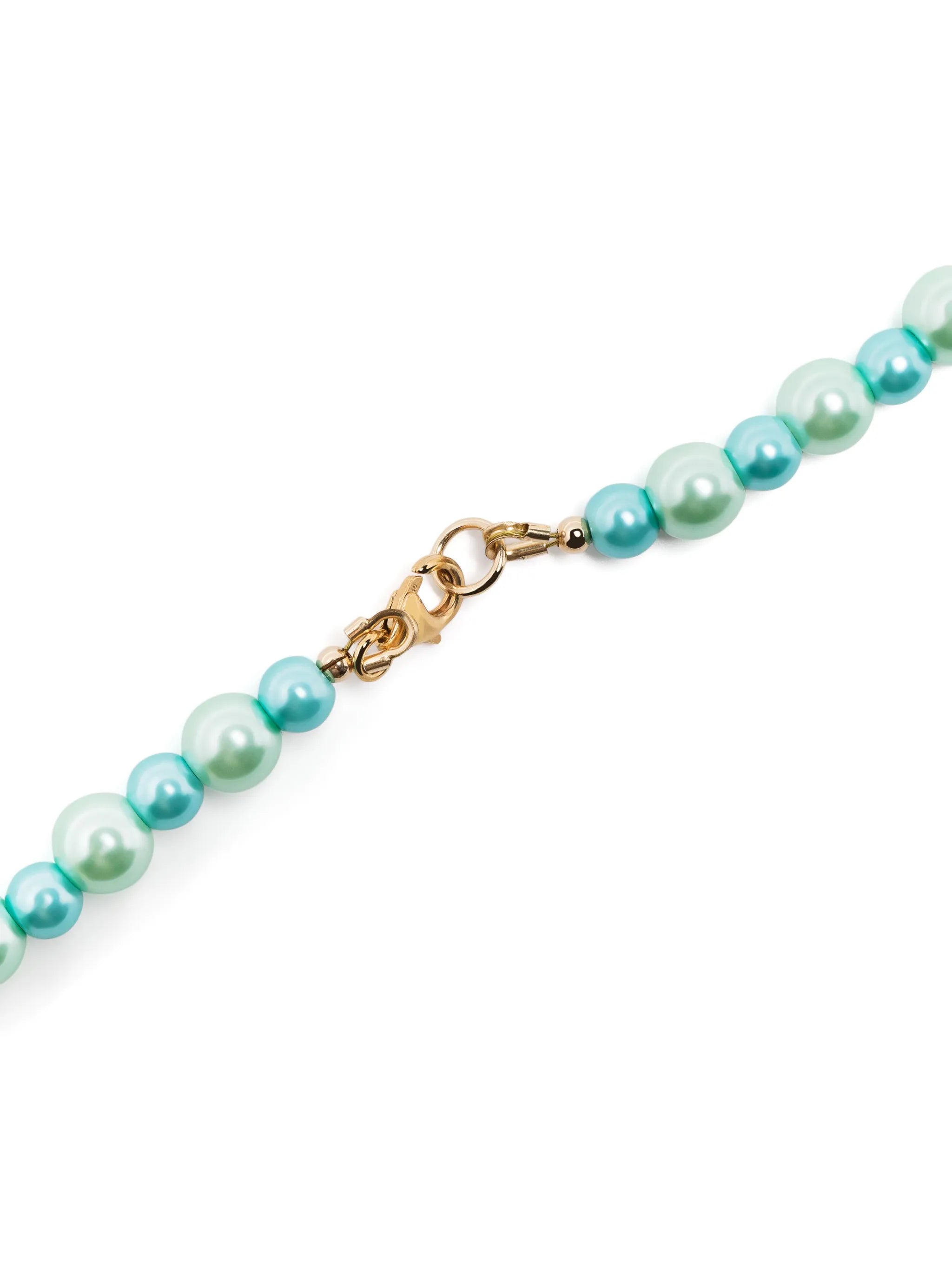 beaded crystal pendant necklace