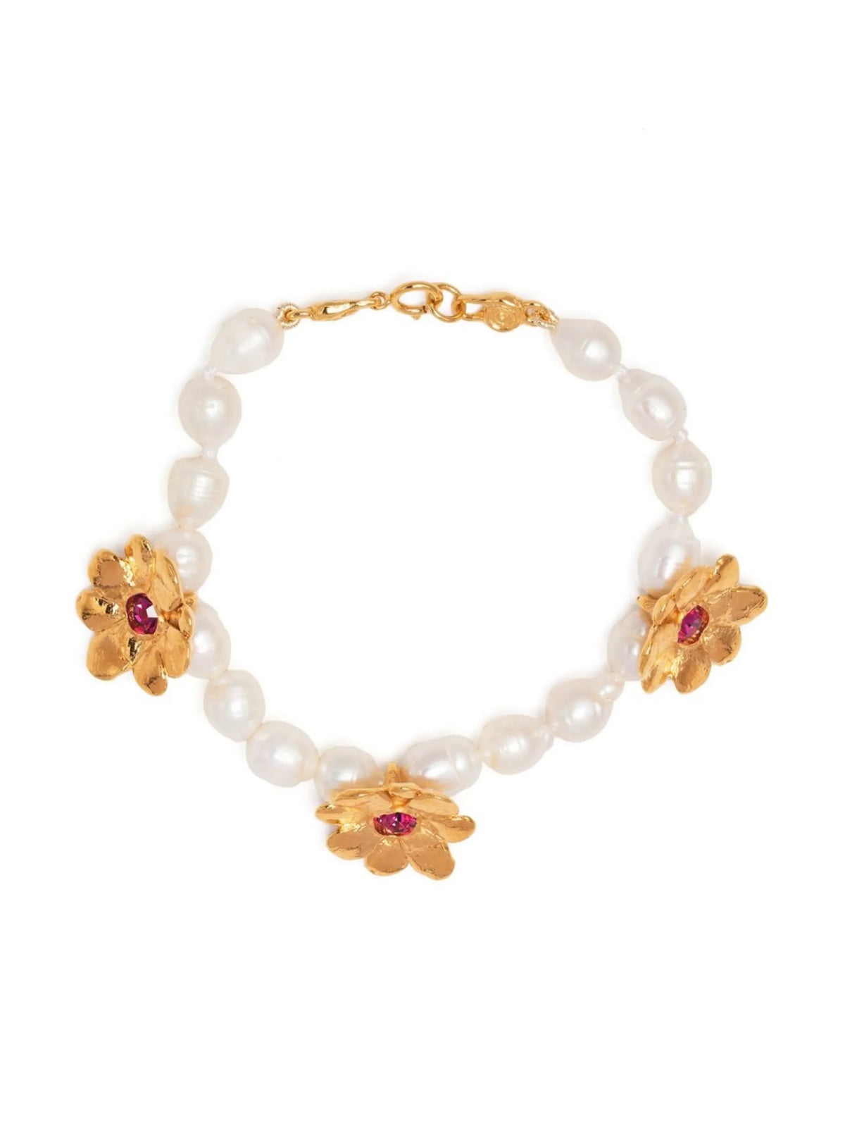 Daisy Pearl crystal-embellished bracelet