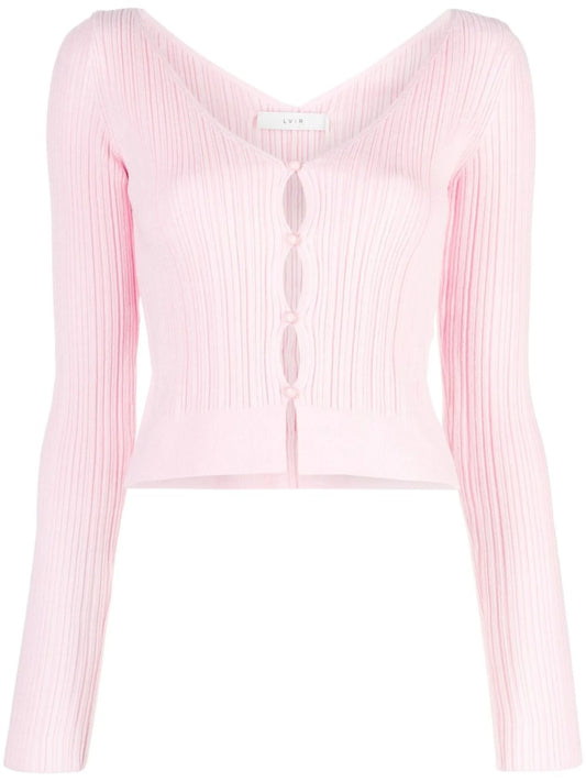 cropped knitted cardigan