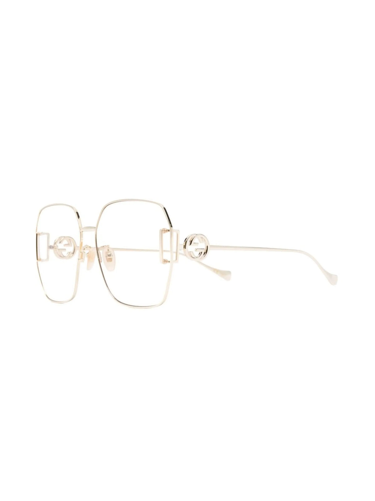 neck-chain logo-plaque sunglasses