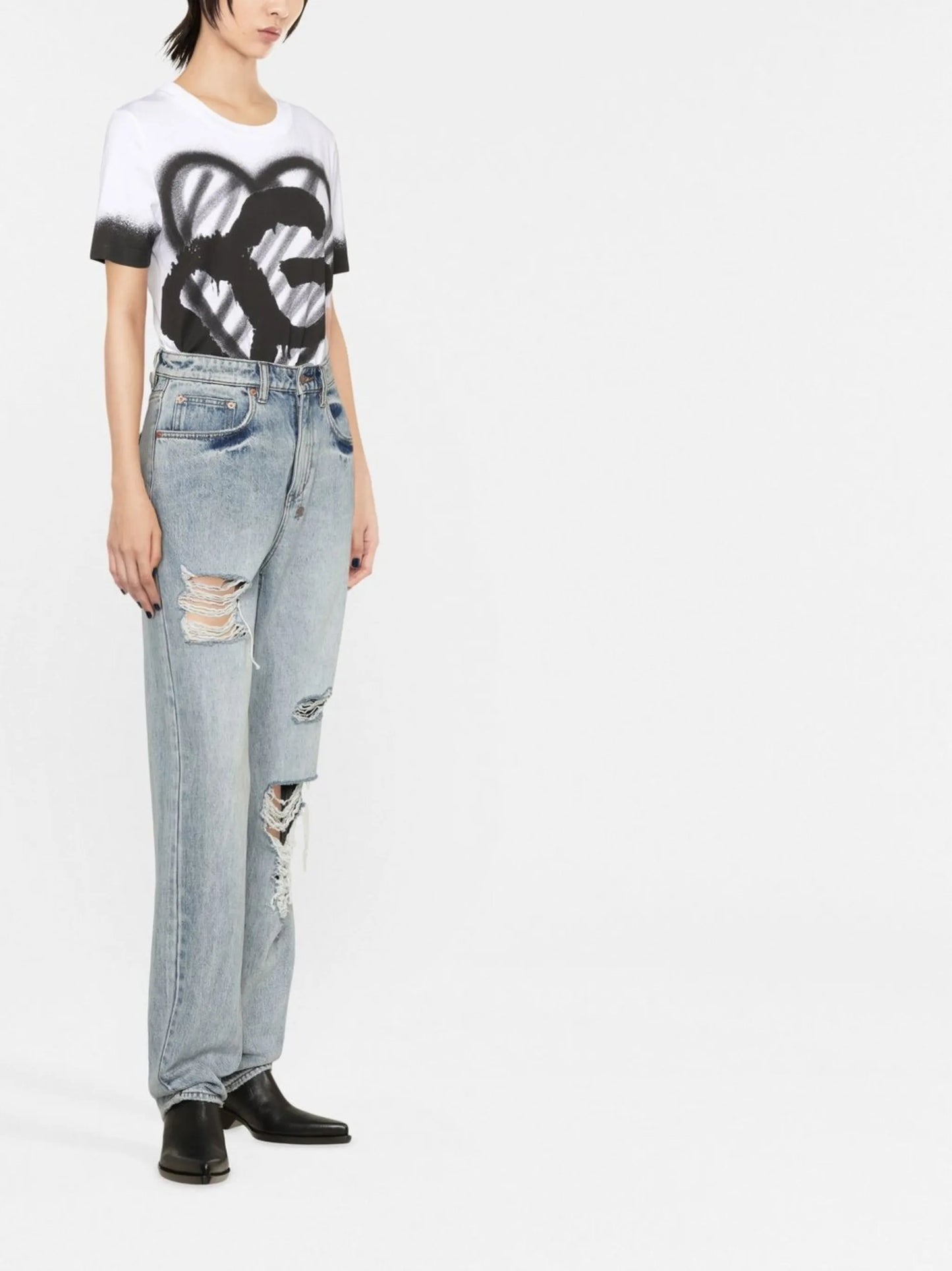 logo-print cotton T-shirt