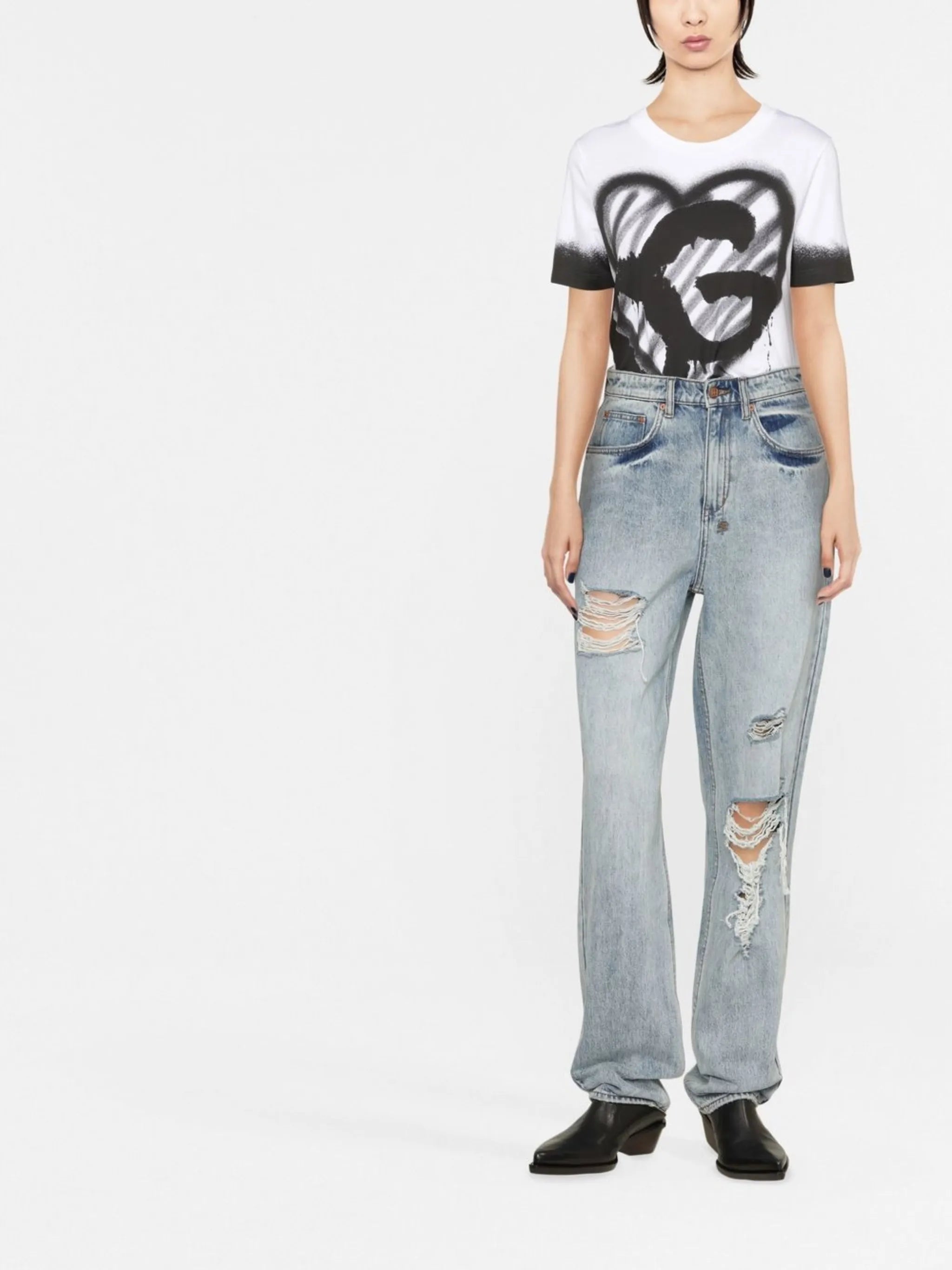 logo-print cotton T-shirt