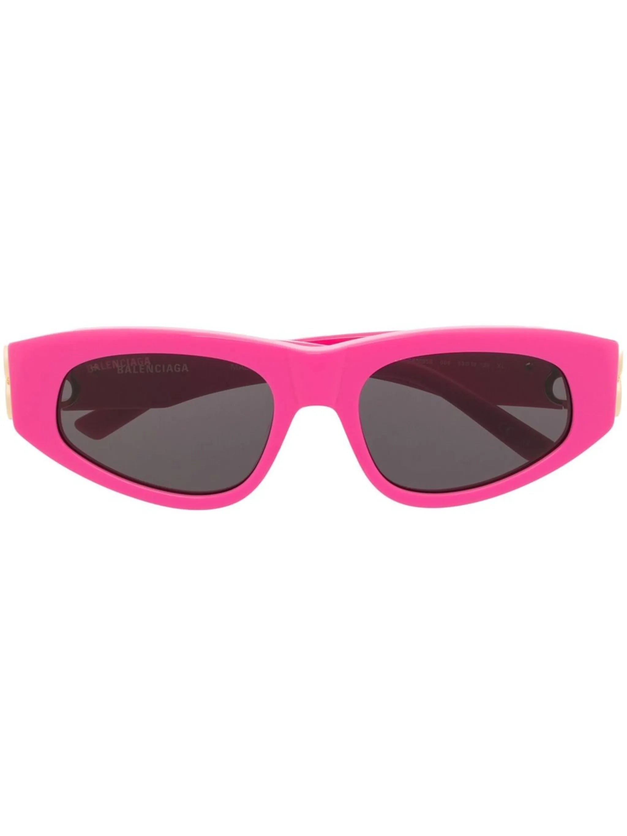 logo-plaque cat-eye sunglasses