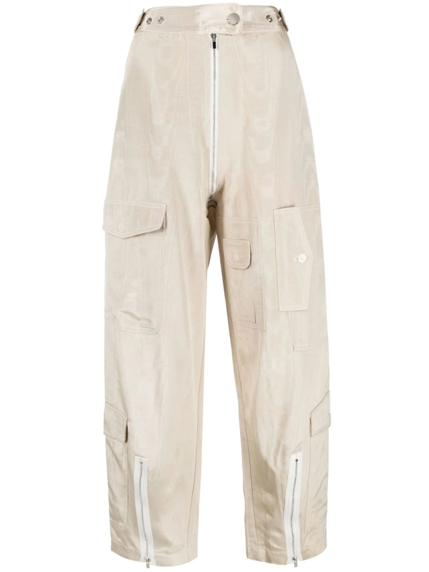 high-waisted cargo pants