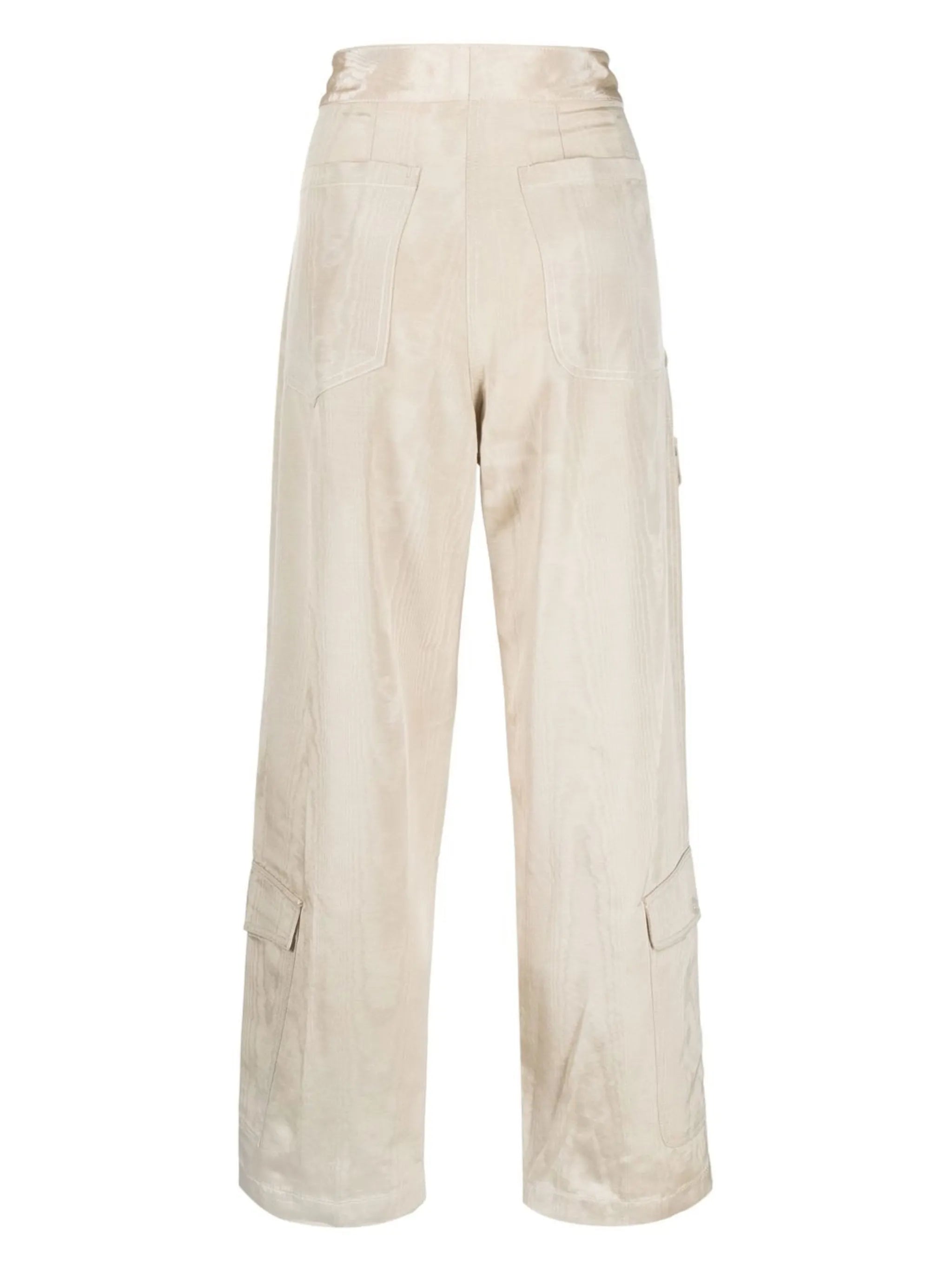 high-waisted cargo pants