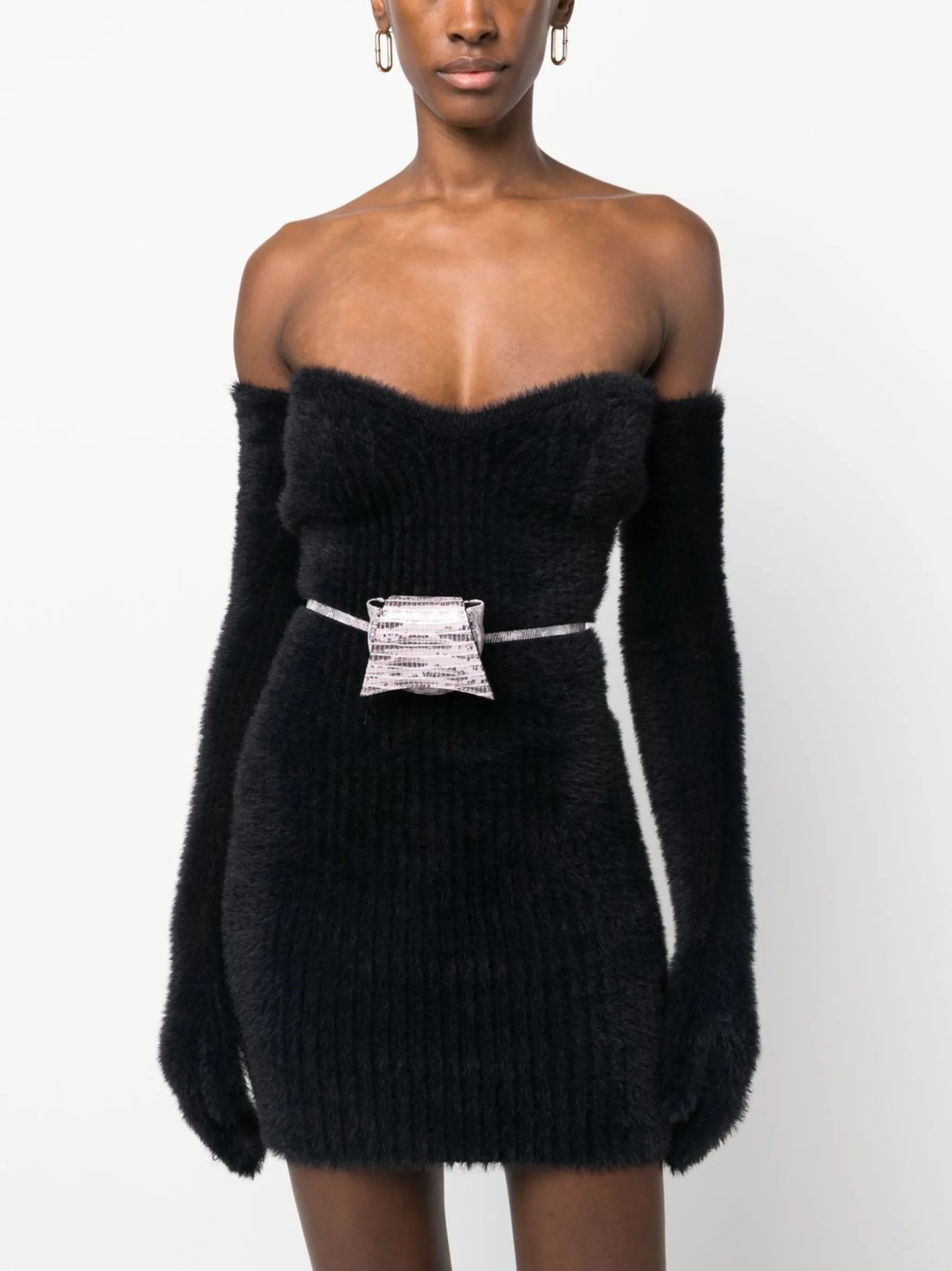 Kiki lizard-skin effect belt bag