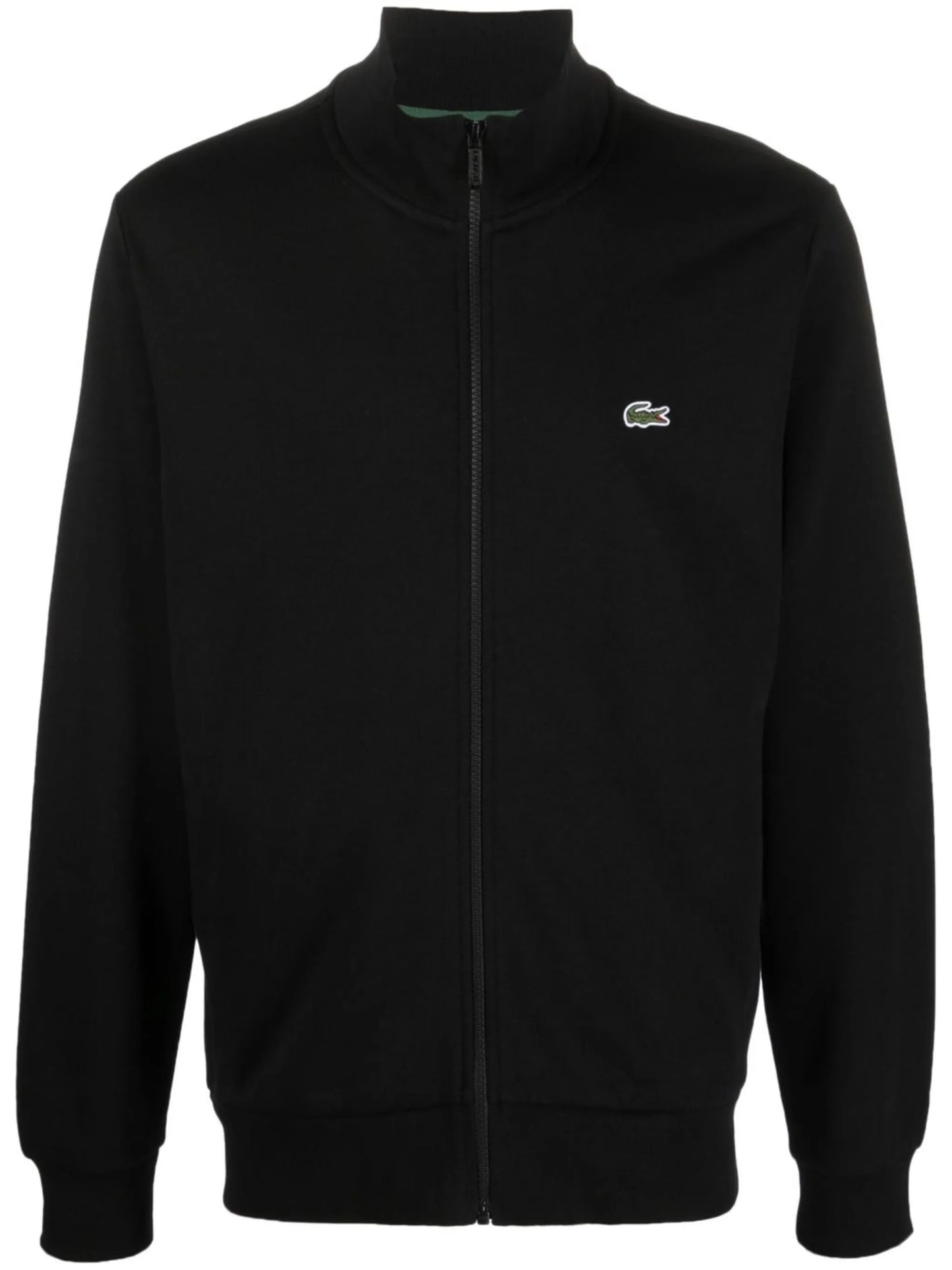 high-neck zip-fastening sweatshirt