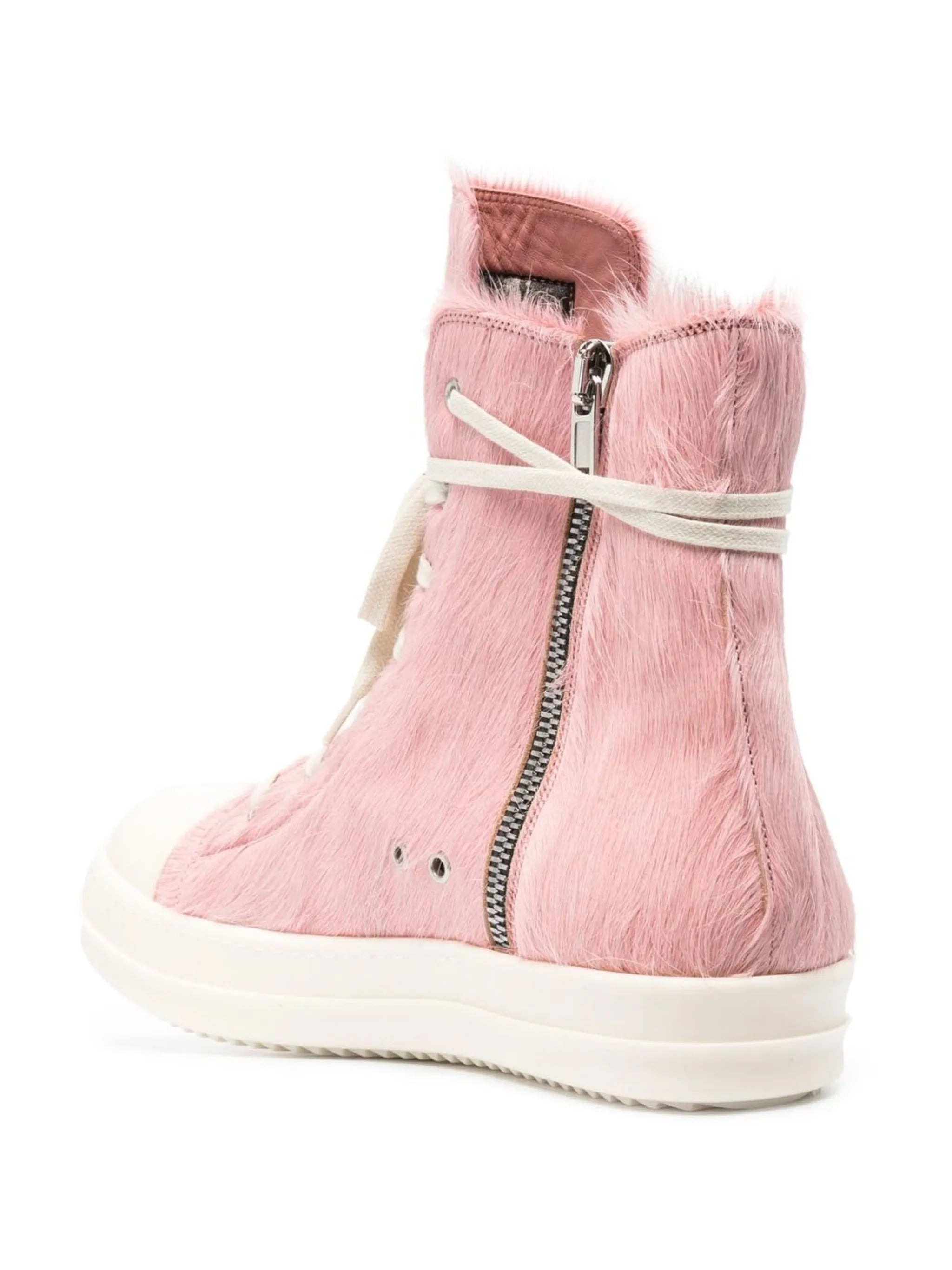 high-top haircalf sneakers