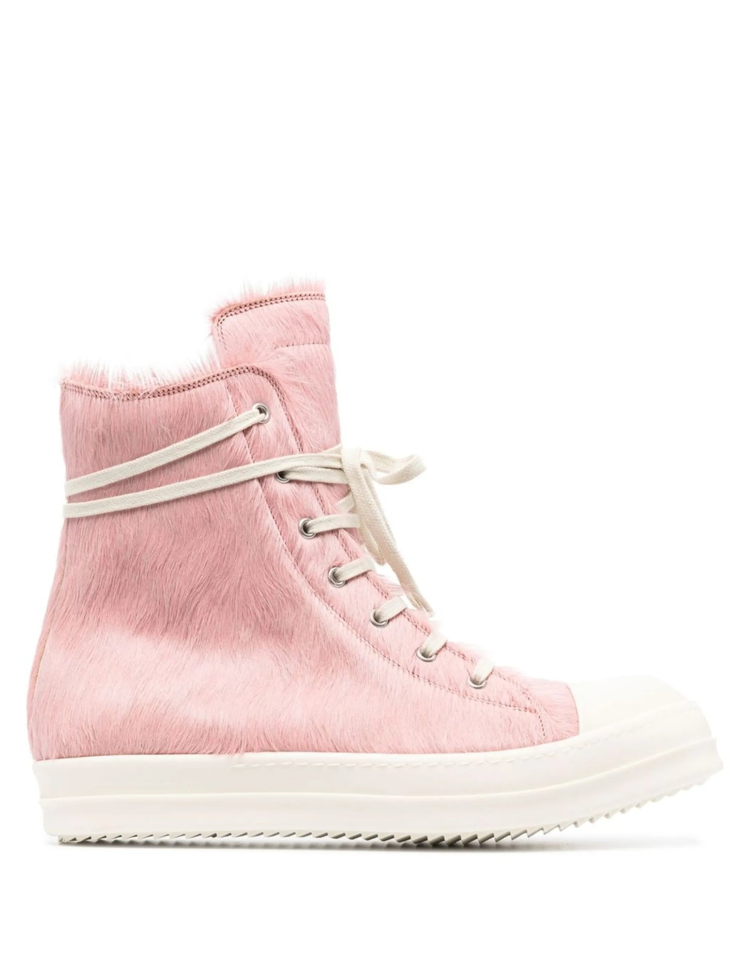 high-top haircalf sneakers