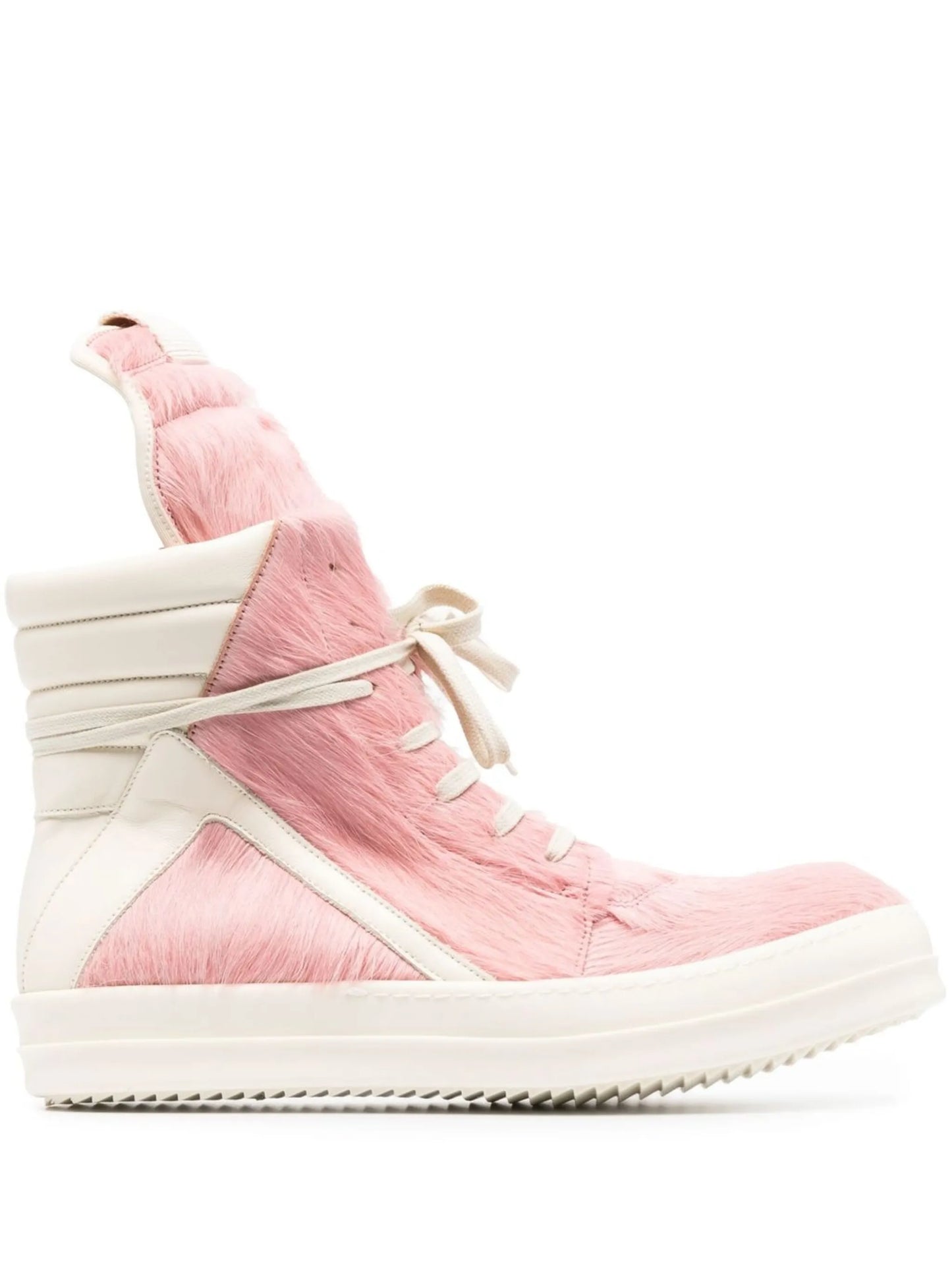 ankle-length lace-up sneakers