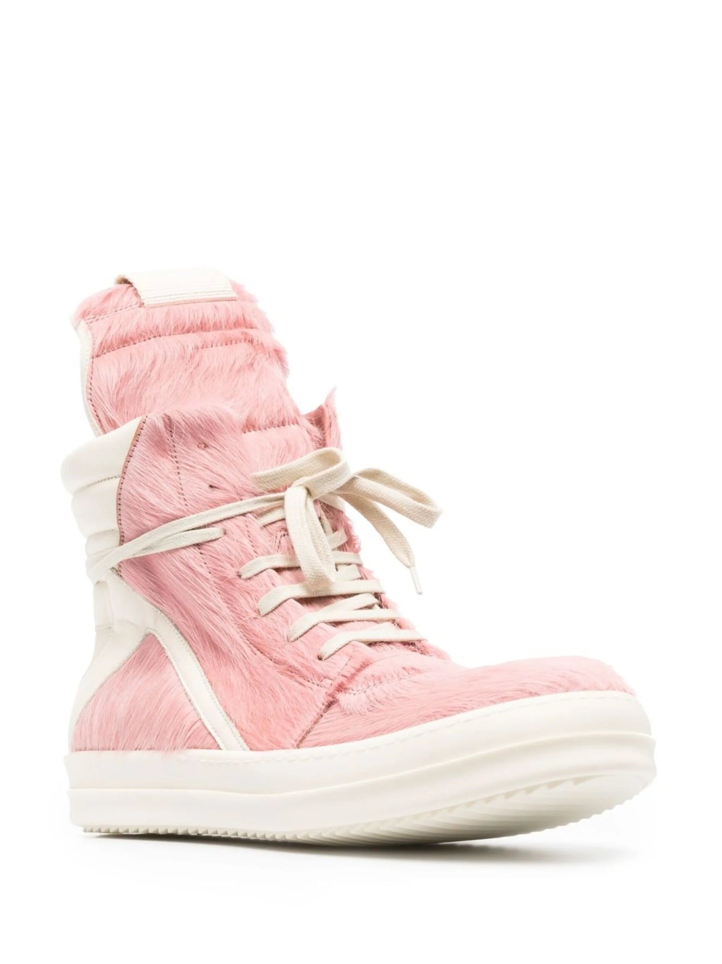 ankle-length lace-up sneakers