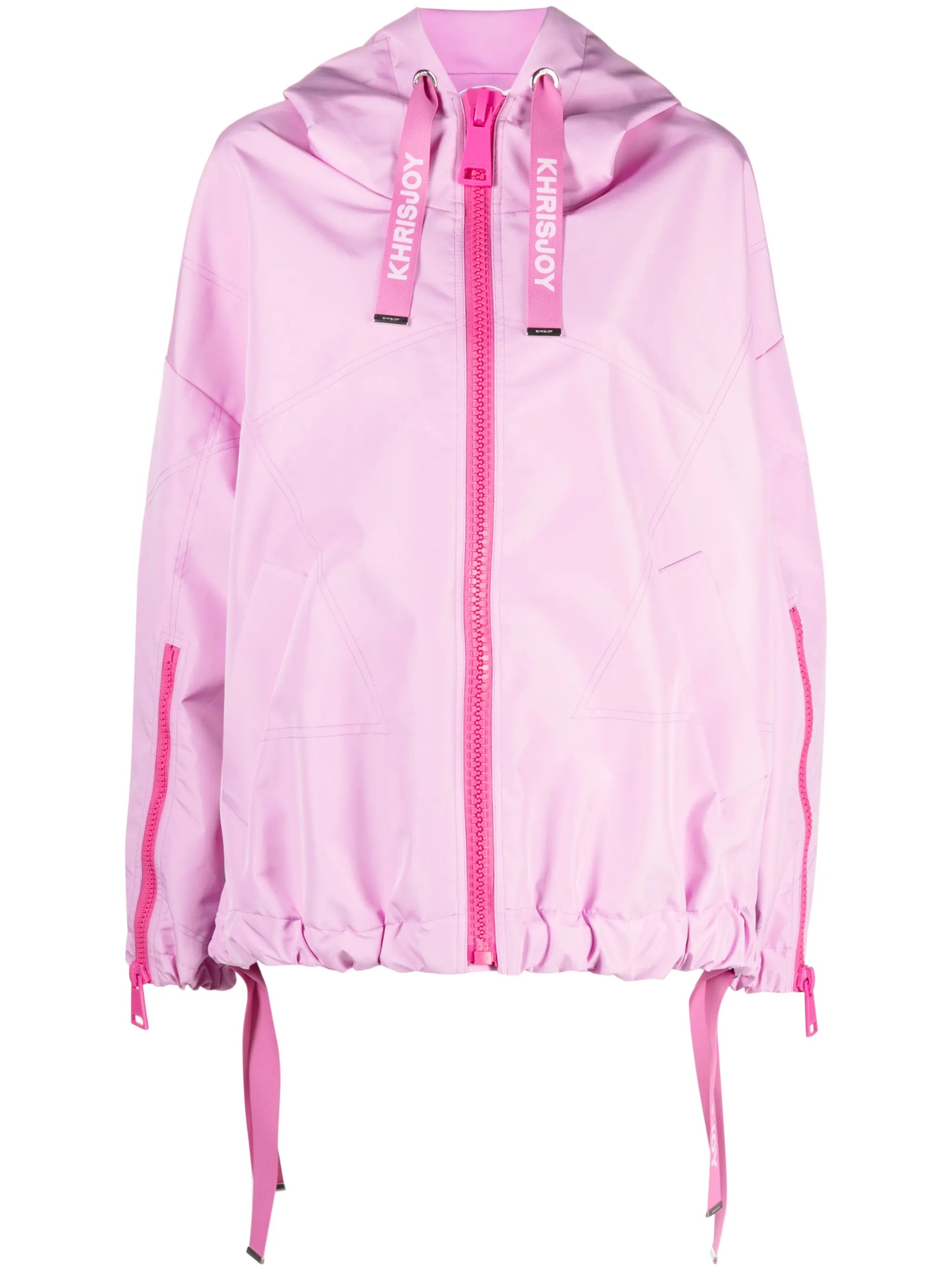 road-print windbreaker jacket