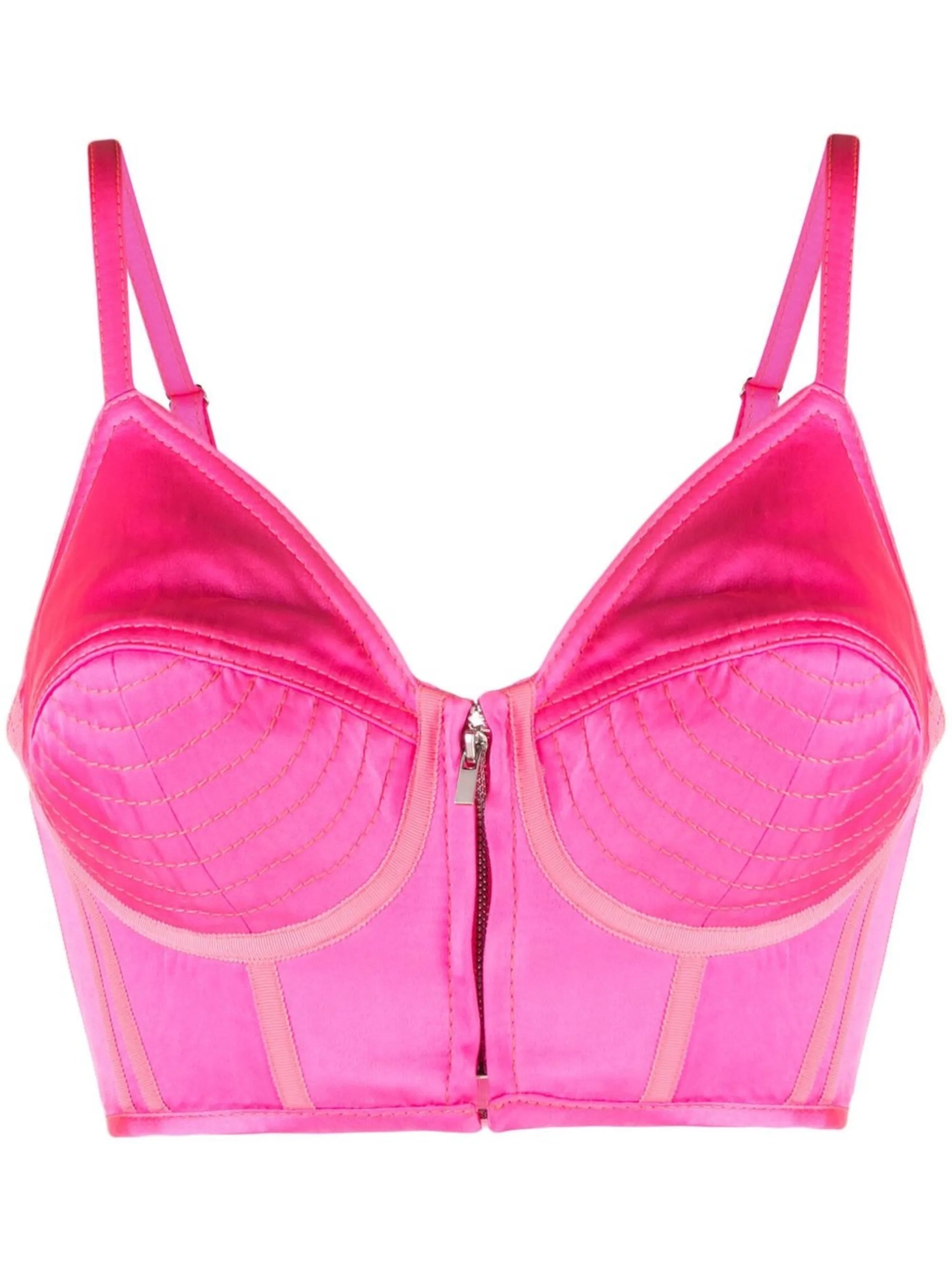 bustier cropped top
