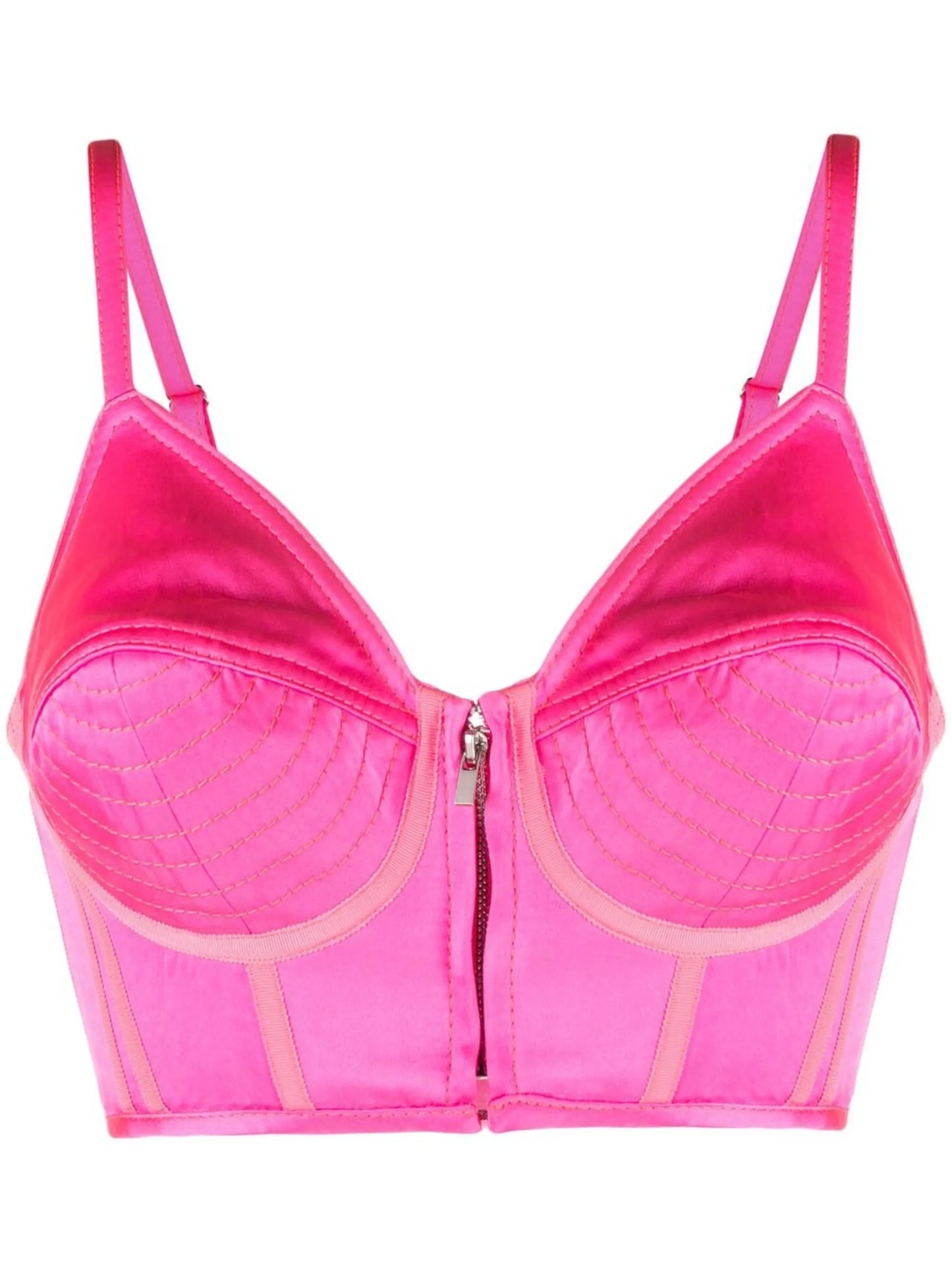 bustier cropped top